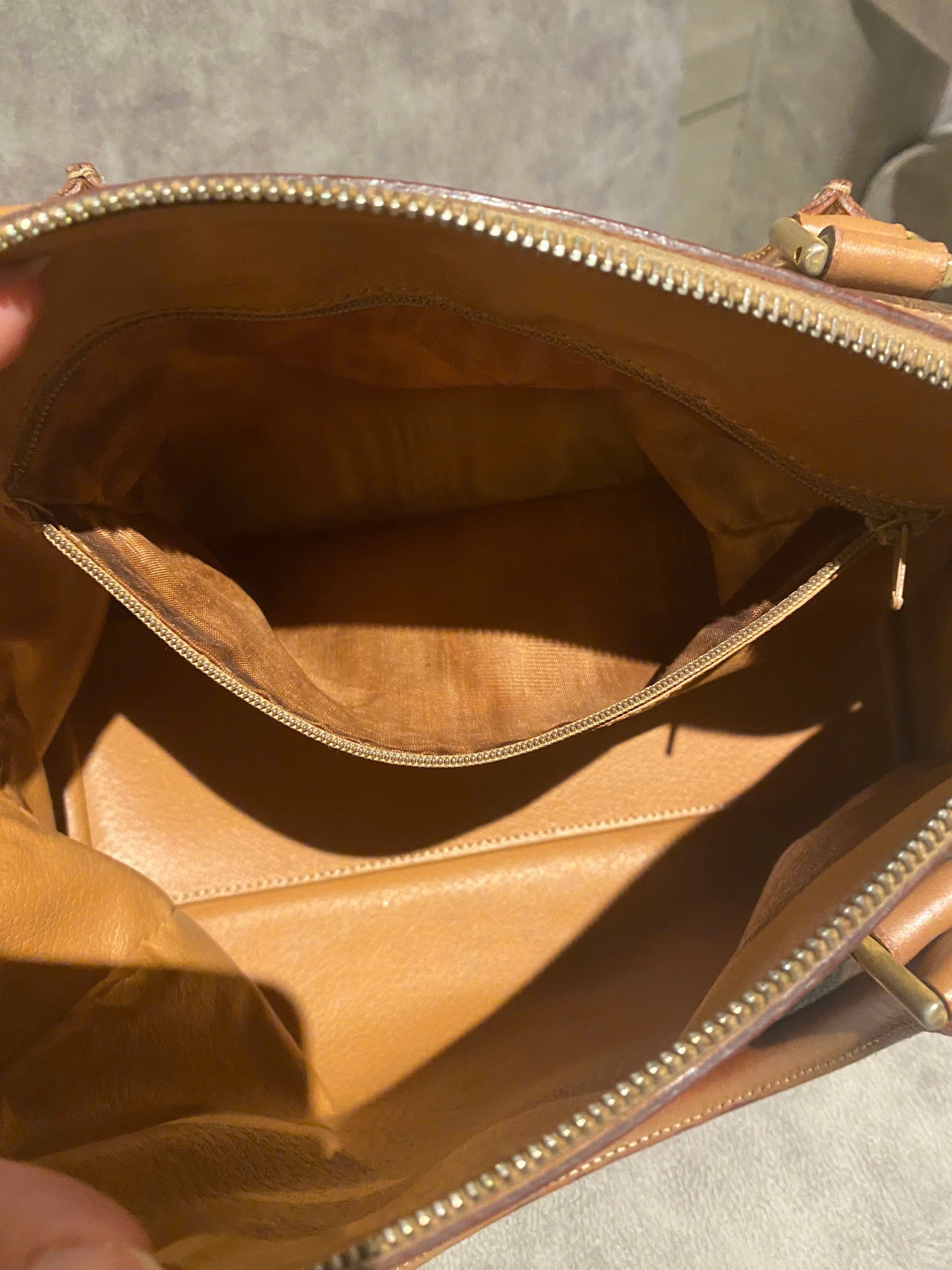 Celine Brown Macadam Mini Boston Bag