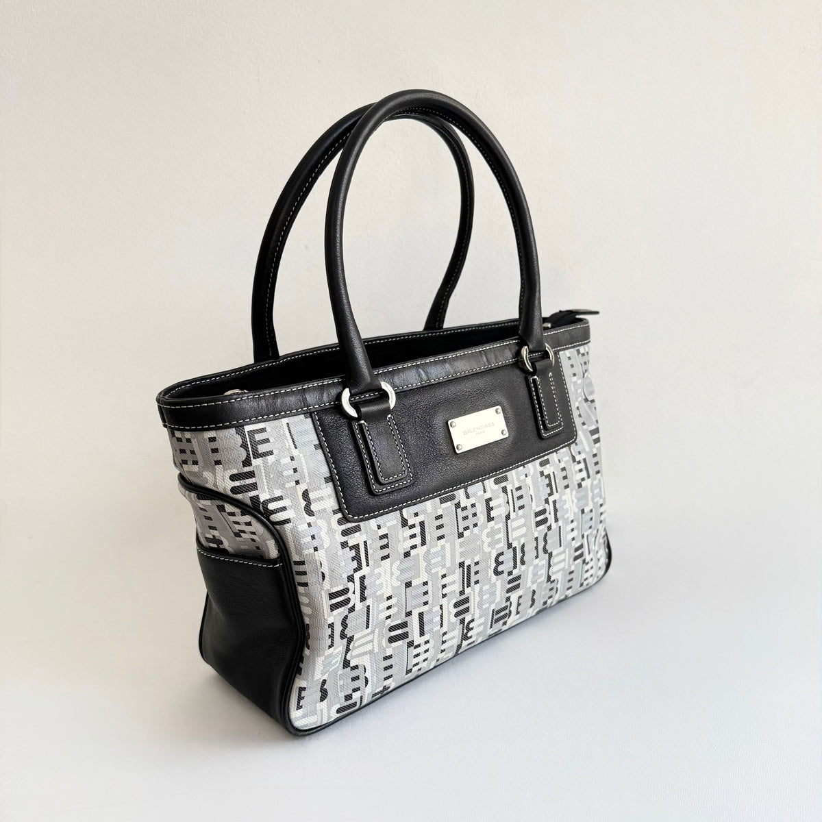 Balenciaga Signature BB Canvas Tote Bag