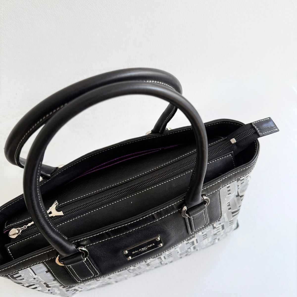 Balenciaga Signature BB Canvas Tote Bag