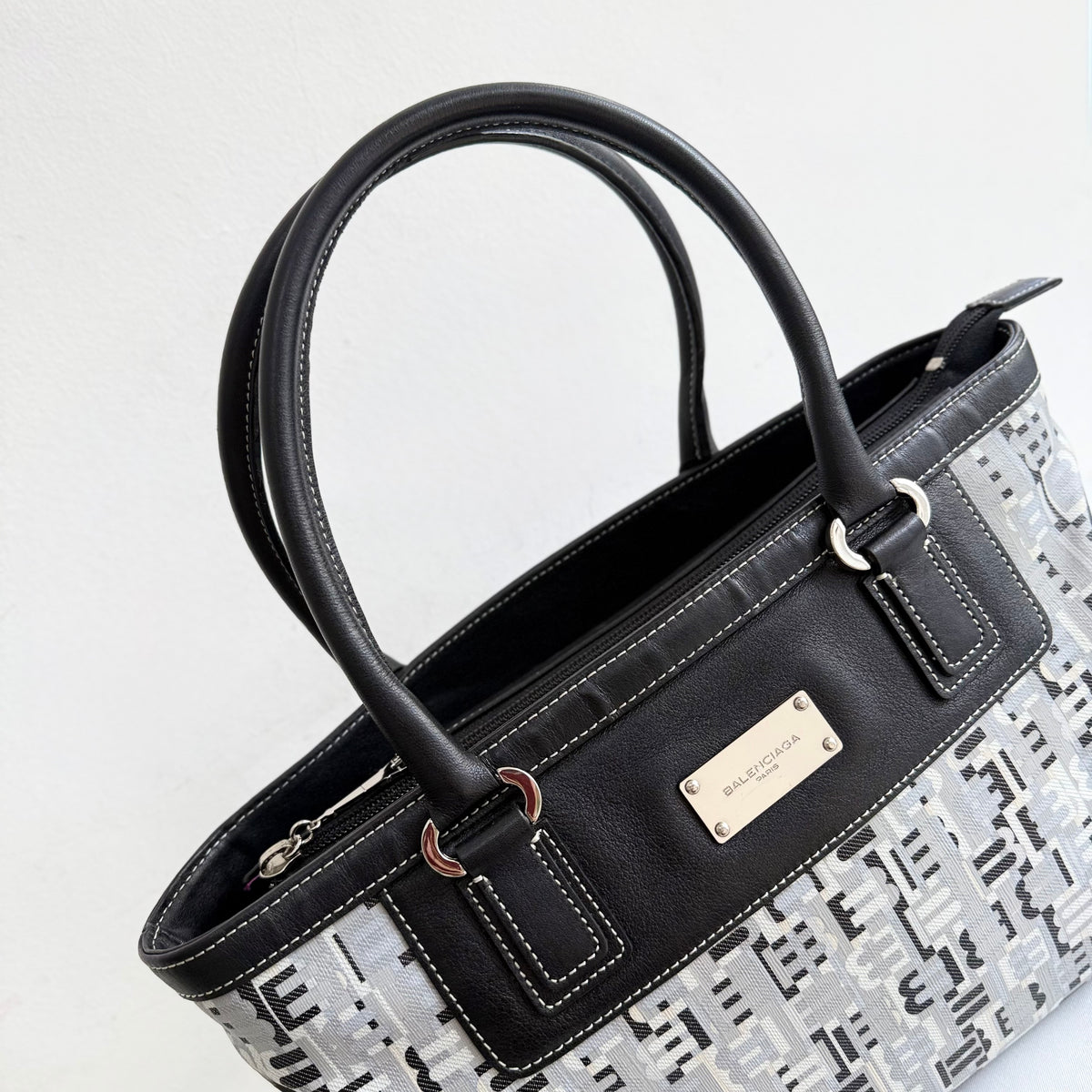 Balenciaga Signature BB Canvas Tote Bag