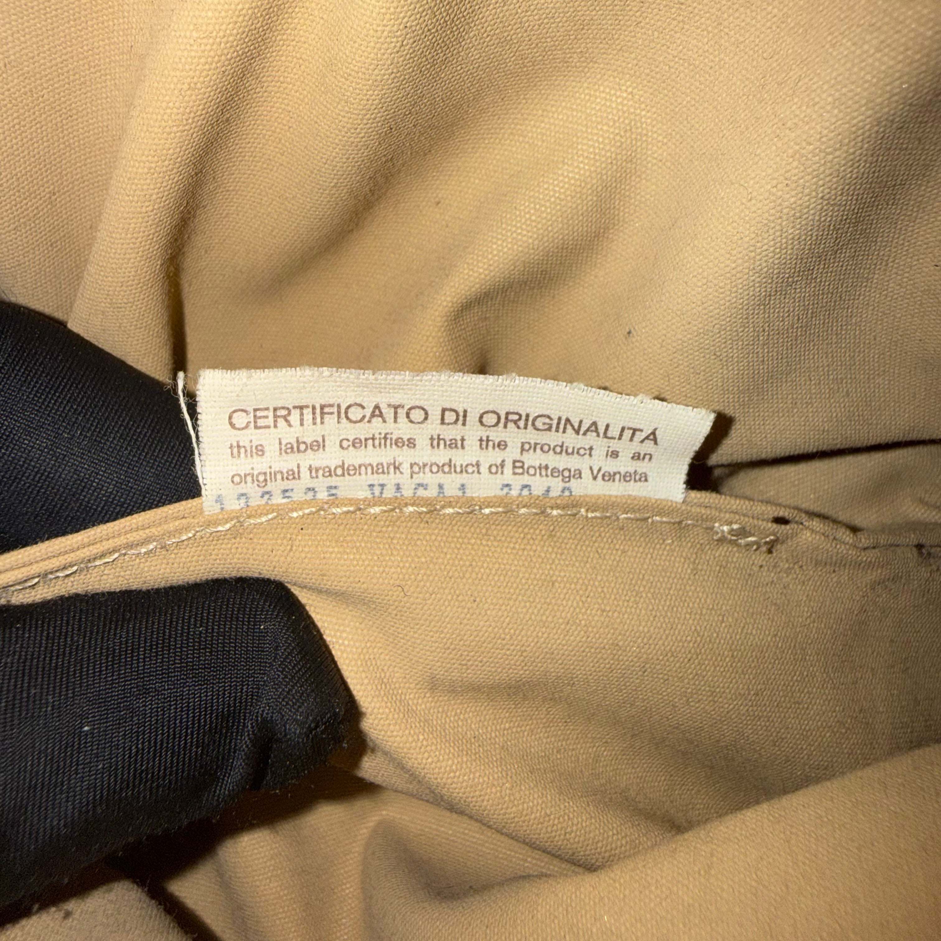 Bottega Veneta Brown intrecciato woven chain pochette