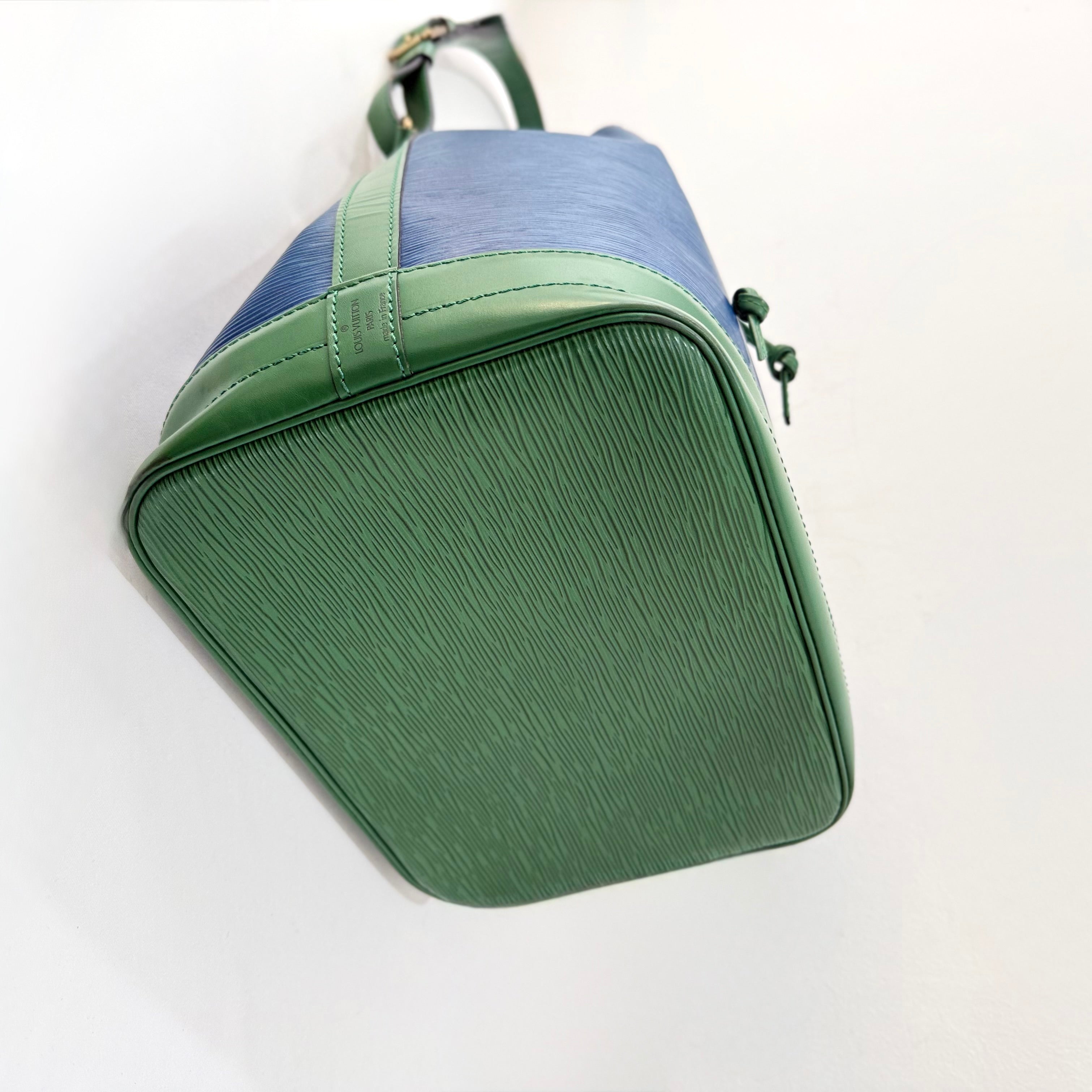 Louis Vuitton Bicolor Epi Noe Bucket Bag