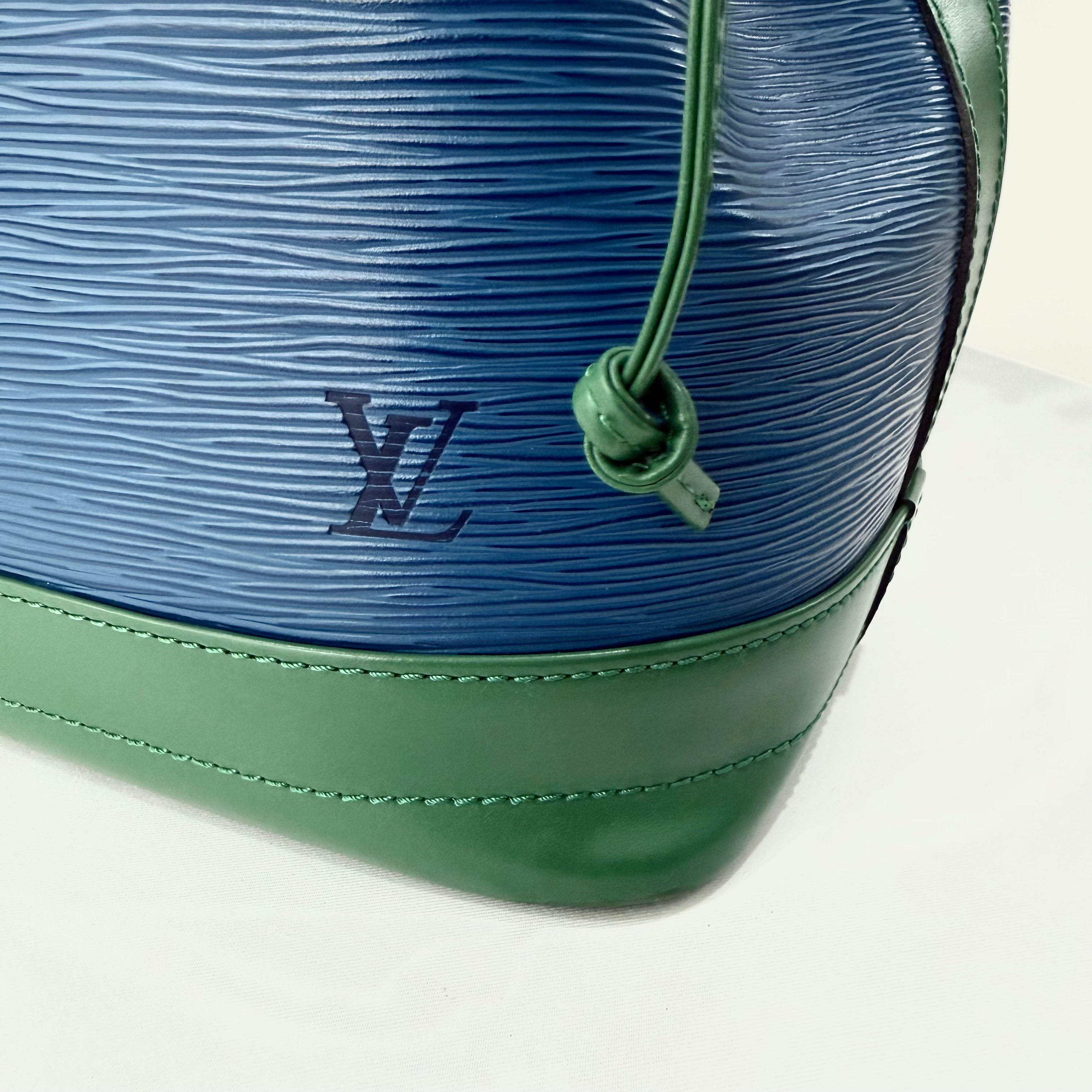 Louis Vuitton Bicolor Epi Noe Bucket Bag