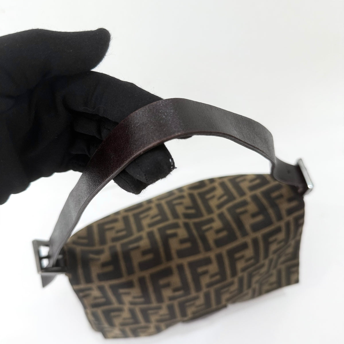 Fendi Zucca Mamma Baguette bag canvas brown