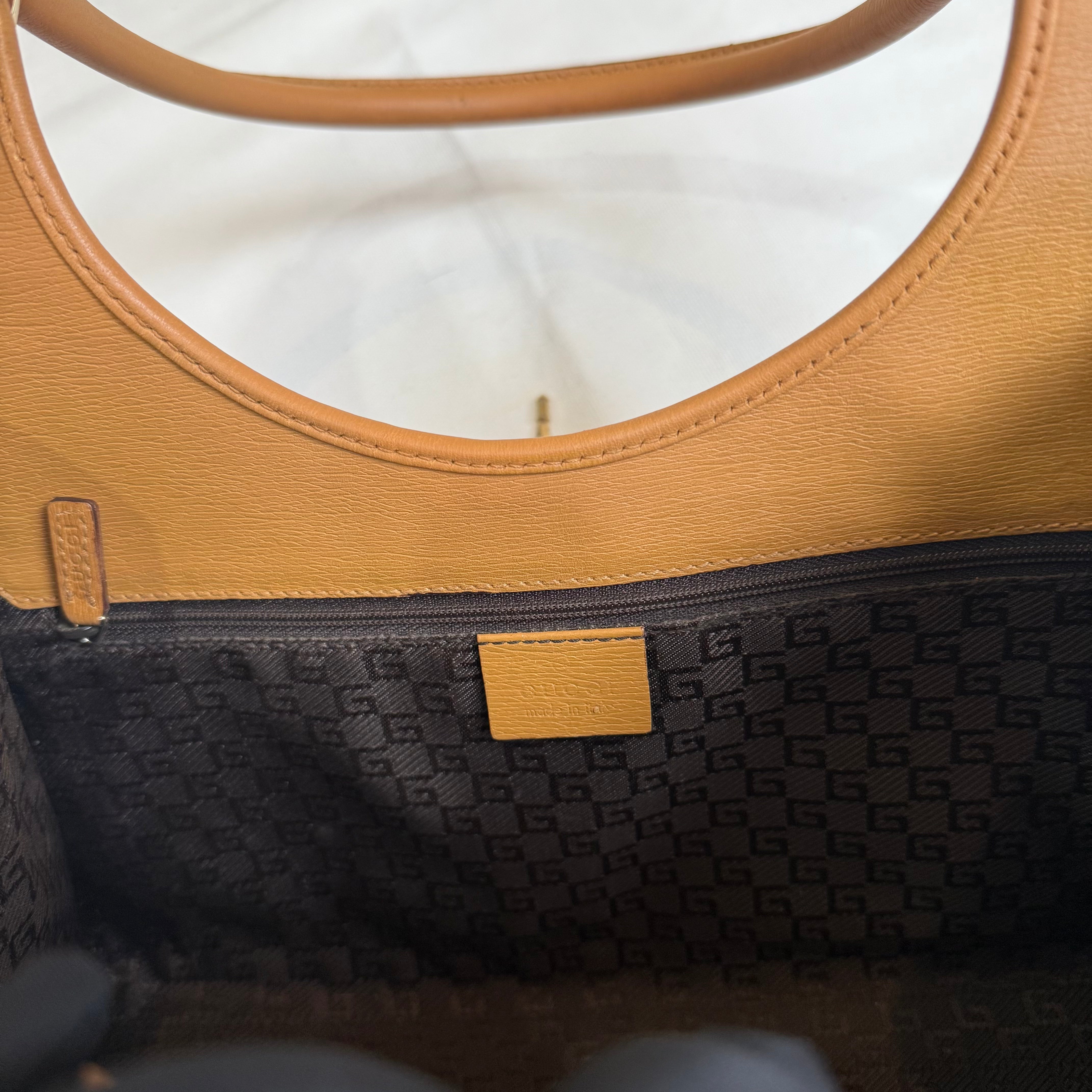 Gucci Jackie 1961 Brown Leather