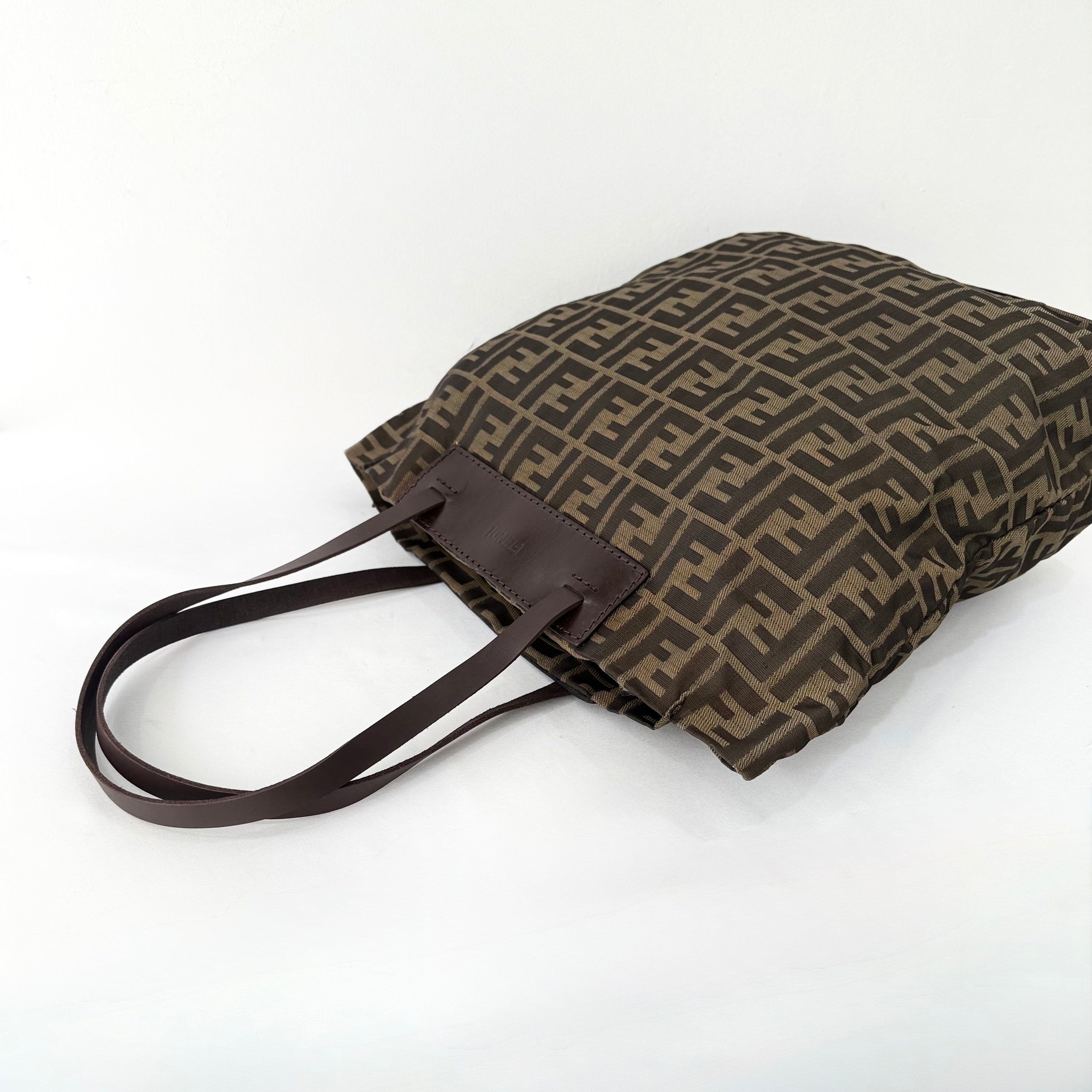 Fendi Brown Zucca FF Canvas Tote Bag
