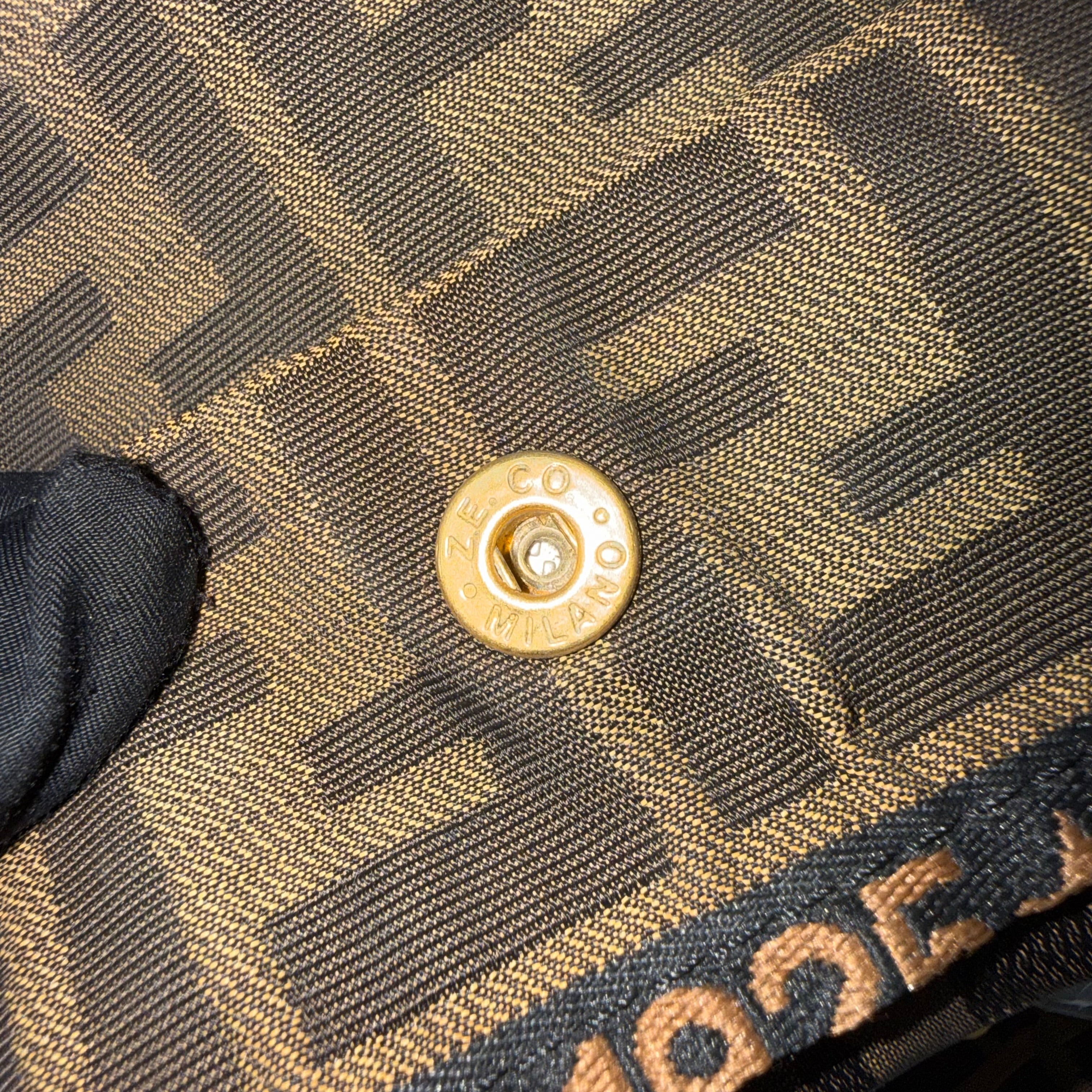 Fendi Brown Zucca FF Canvas Tote Bag