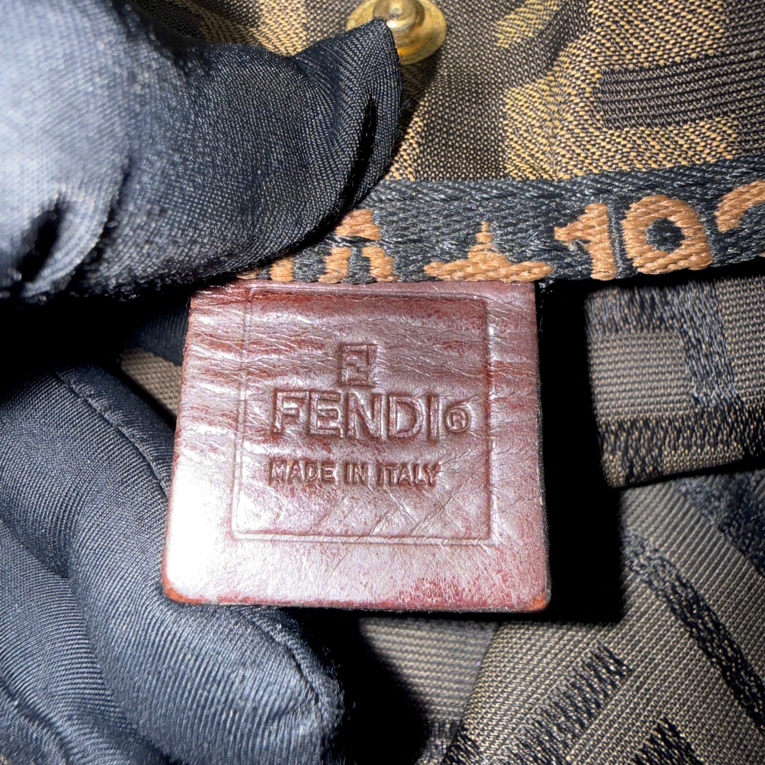 Fendi Brown Zucca FF Canvas Tote Bag