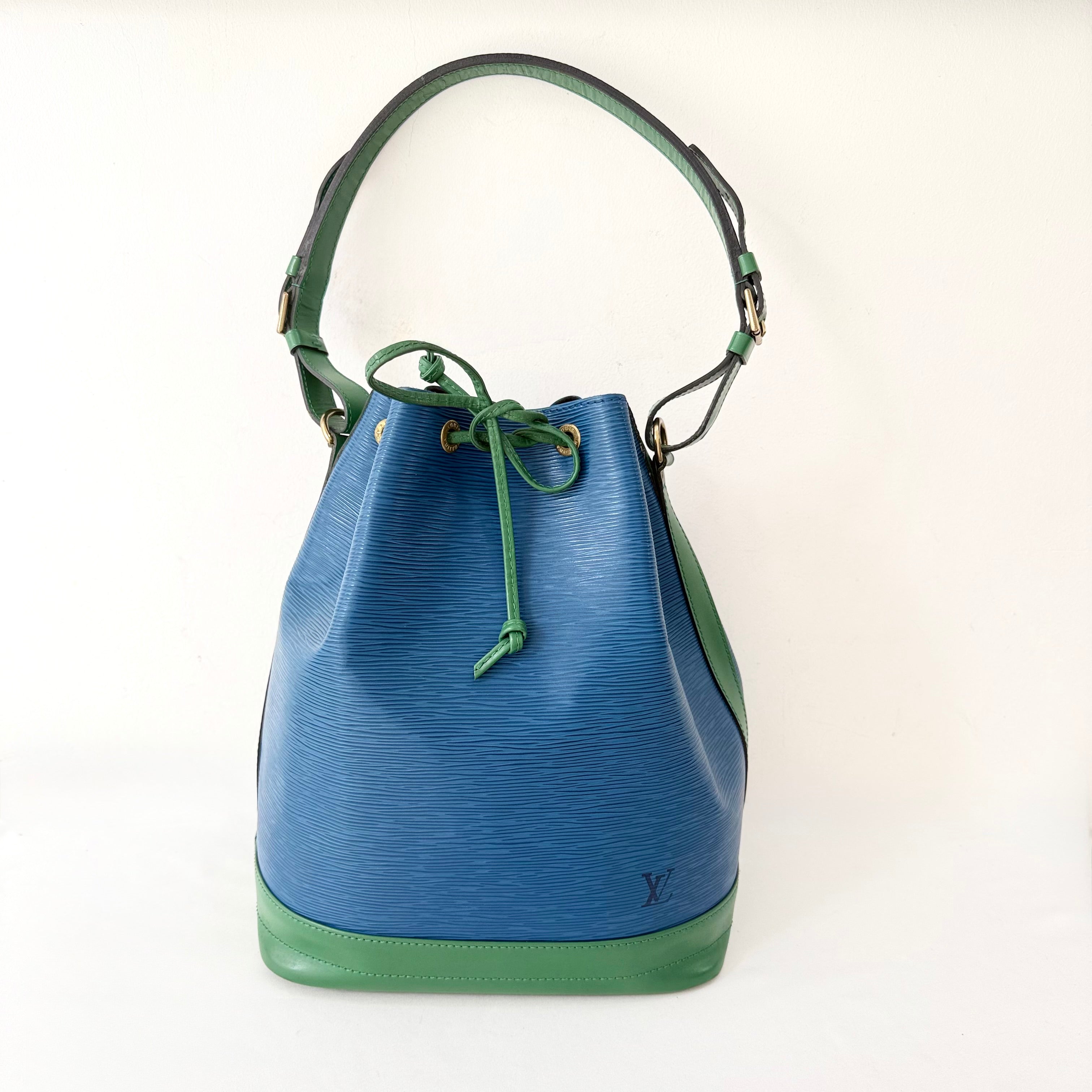 Louis Vuitton Bicolor Epi Noe Bucket Bag