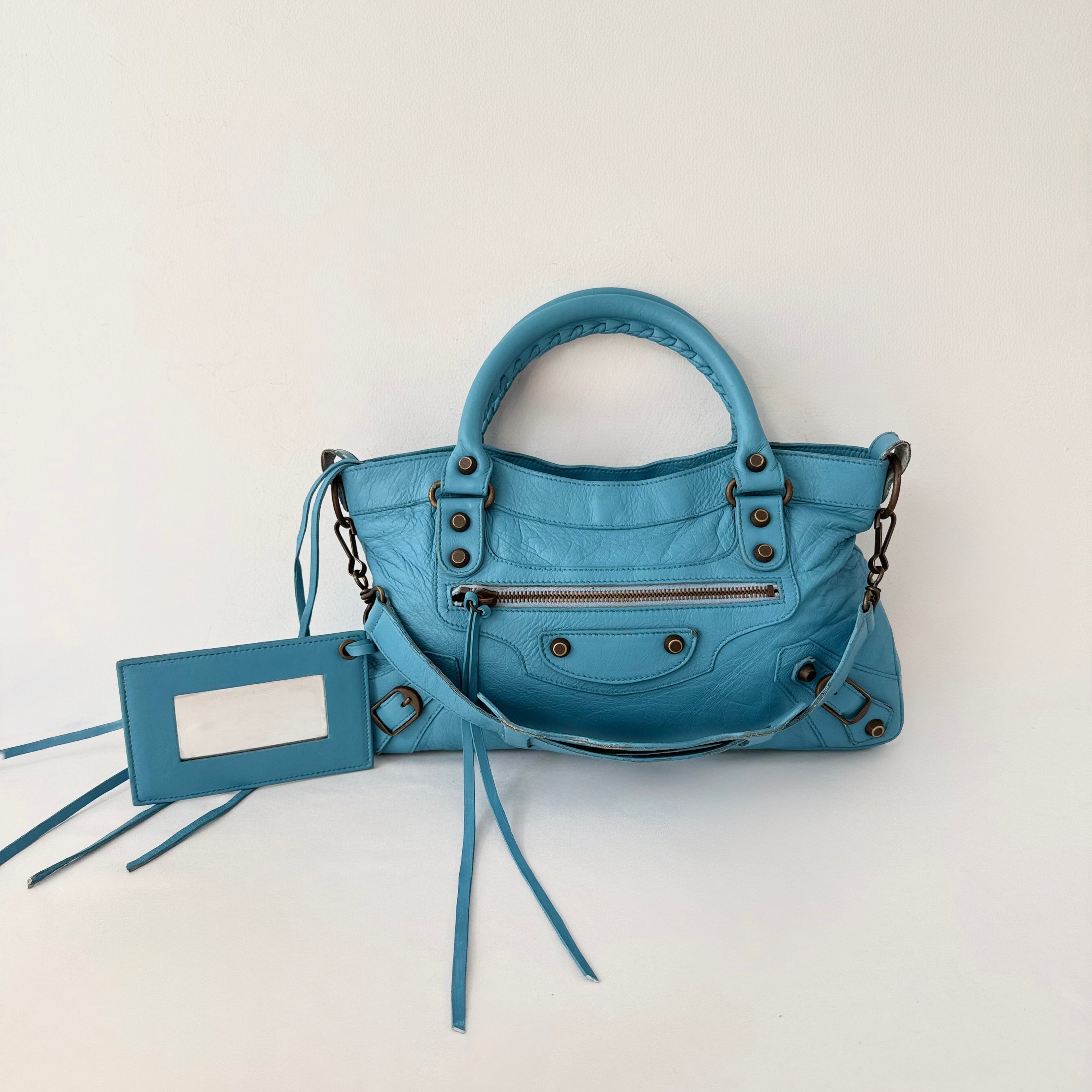 Balenciaga Classic First Bag Blue