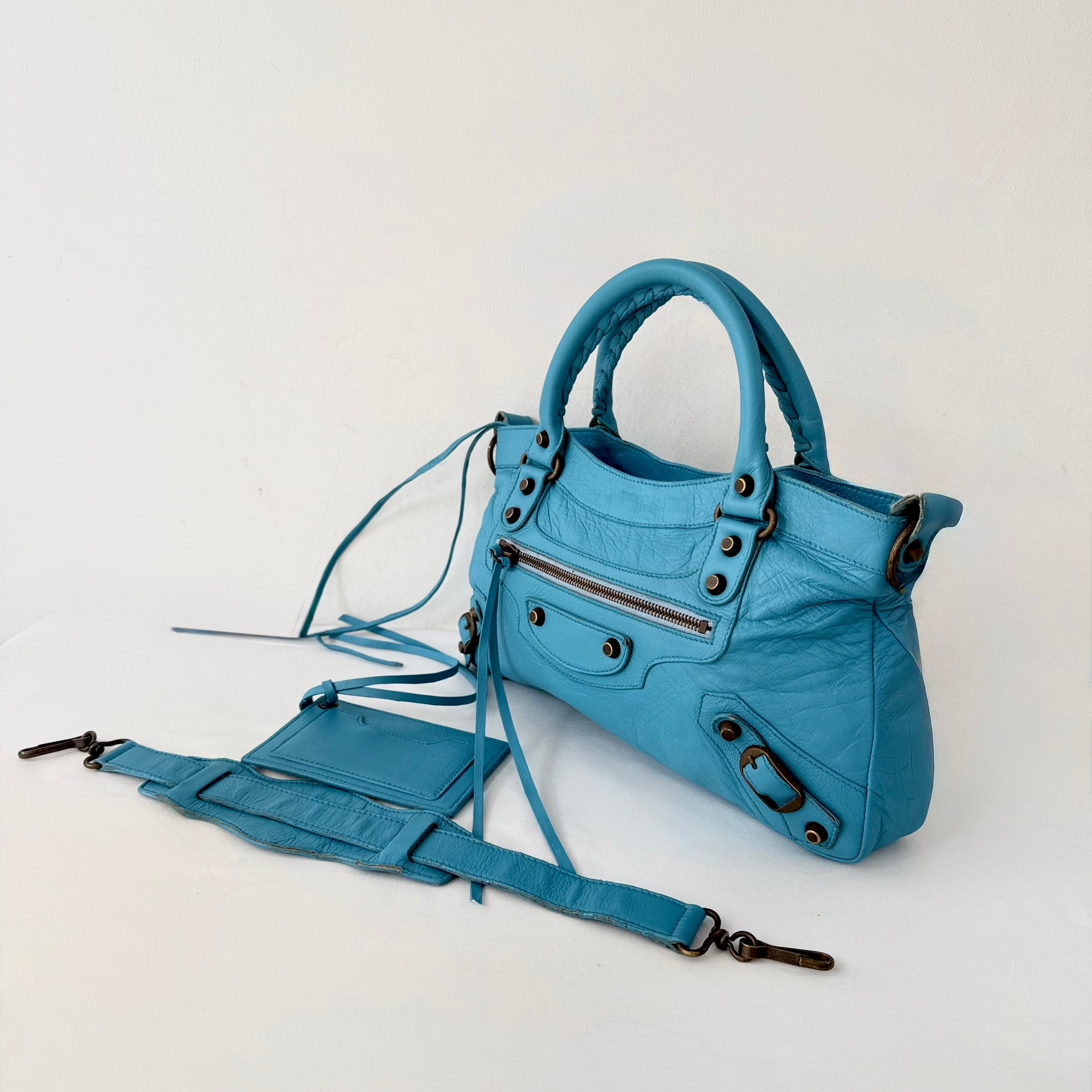 Balenciaga Classic First Bag Blue