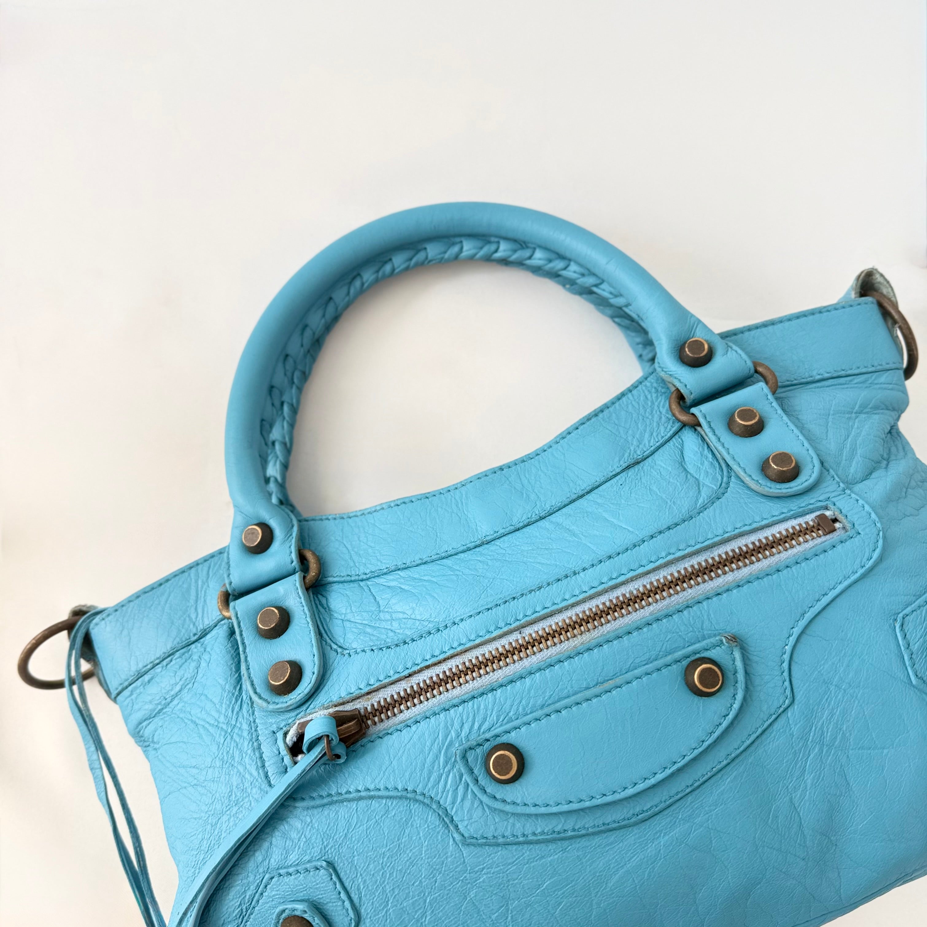 Balenciaga Classic First Bag Blue
