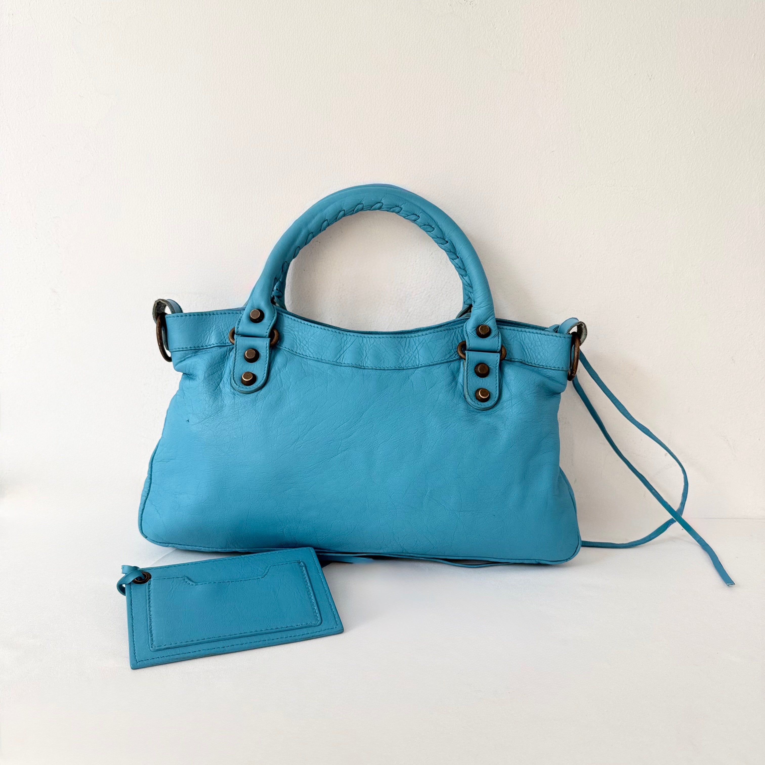 Balenciaga Classic First Bag Blue