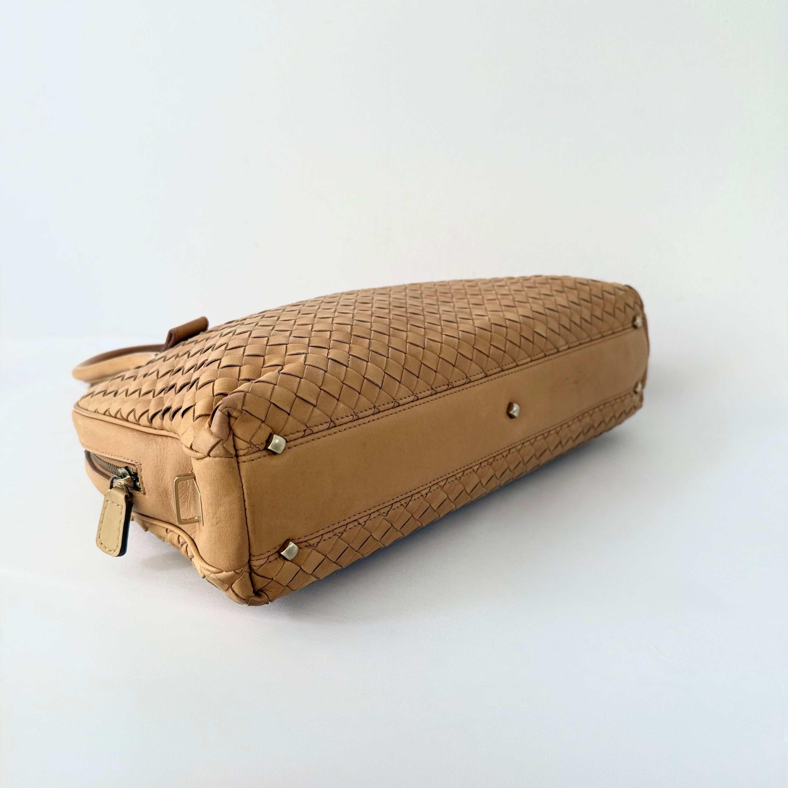 Bottega Veneta Intrecciato Top Handle Bag