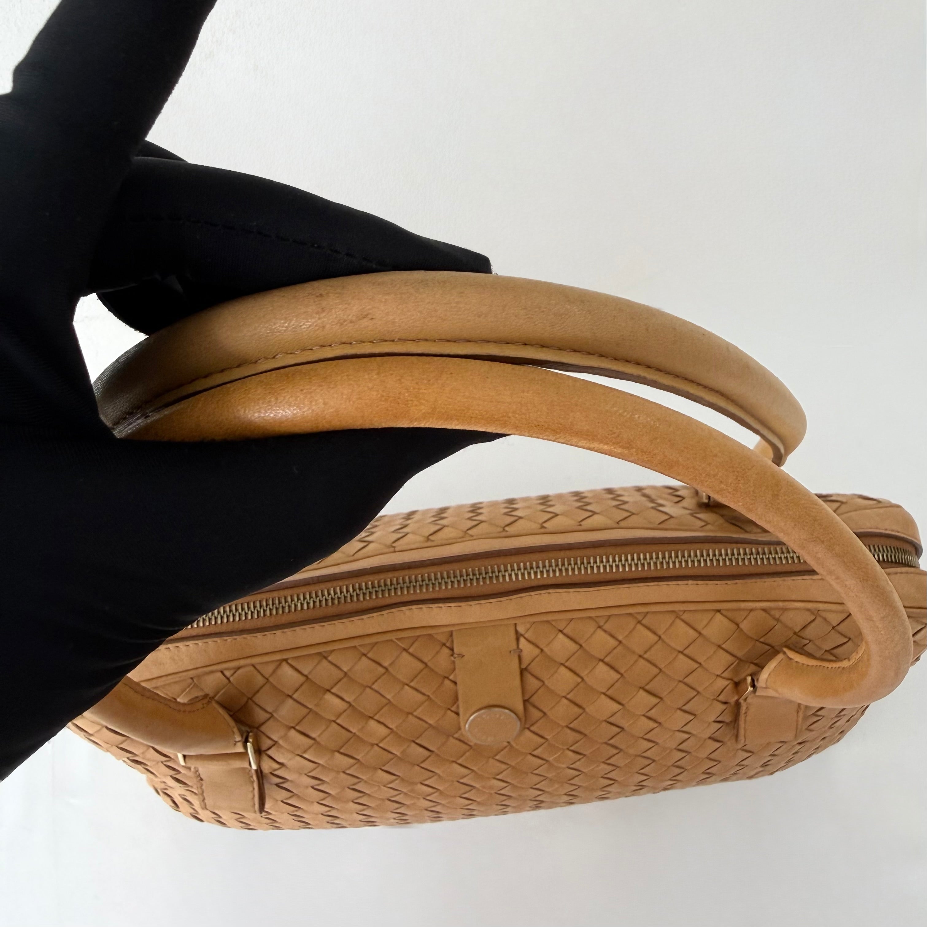 Bottega Veneta Intrecciato Top Handle Bag
