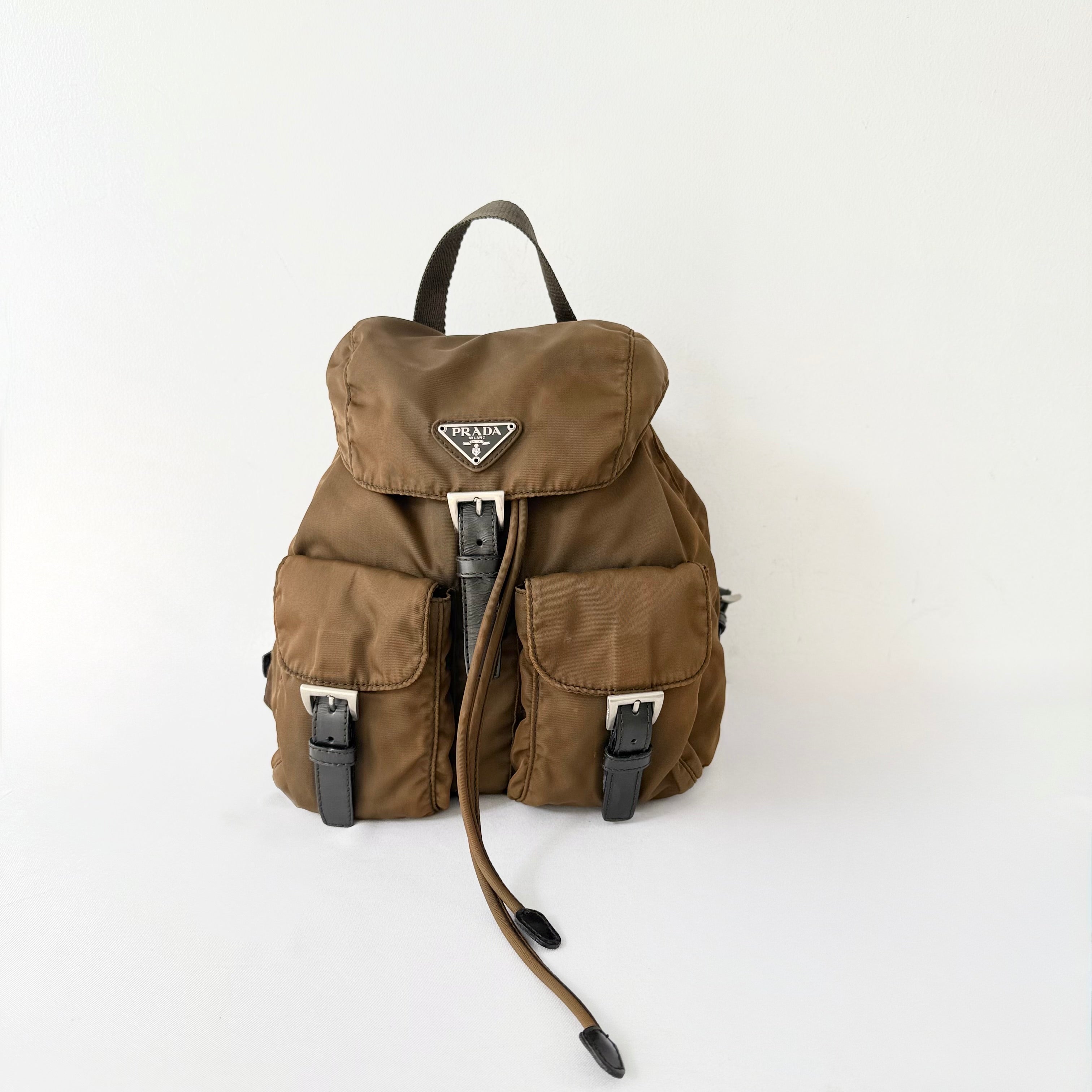 Prada Tessuto Nylon Vela Small Backpack