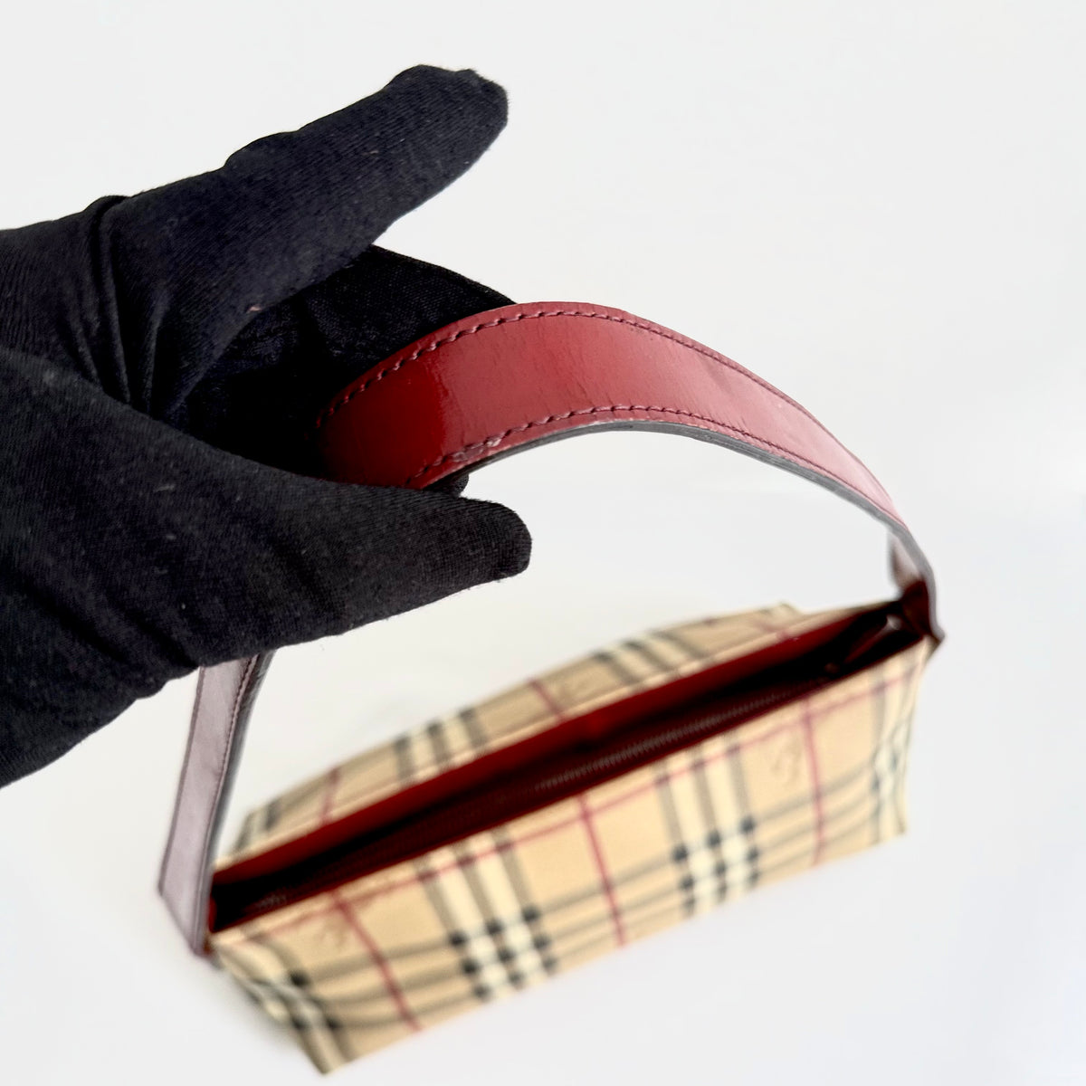 Burberry Haymarket Check Shoulder Bag