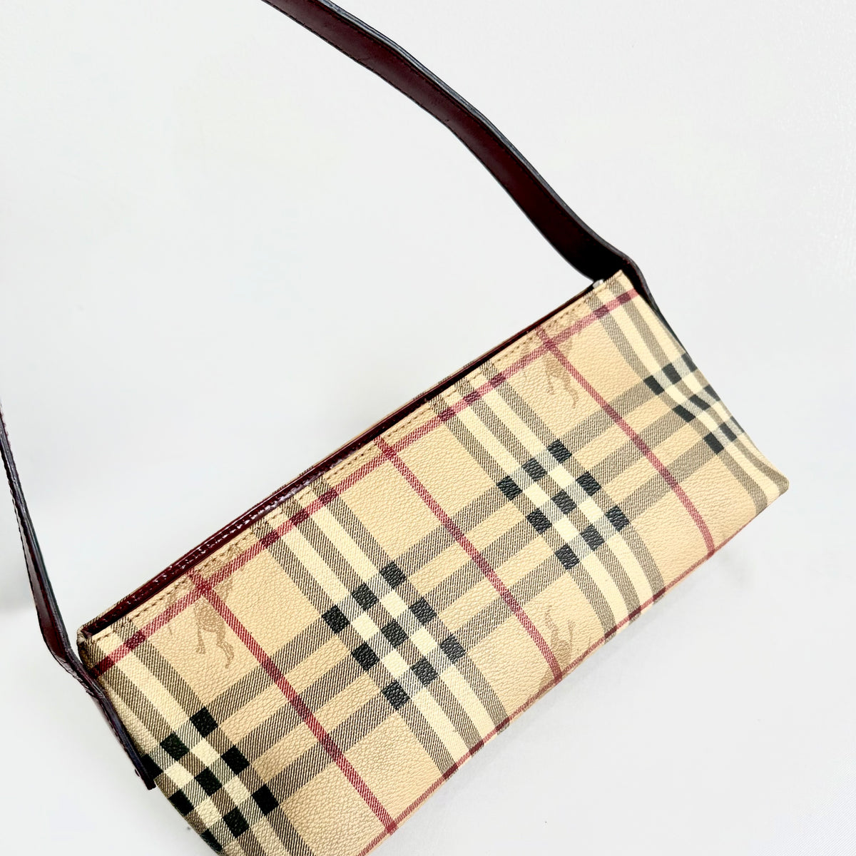 Burberry Haymarket Check Shoulder Bag