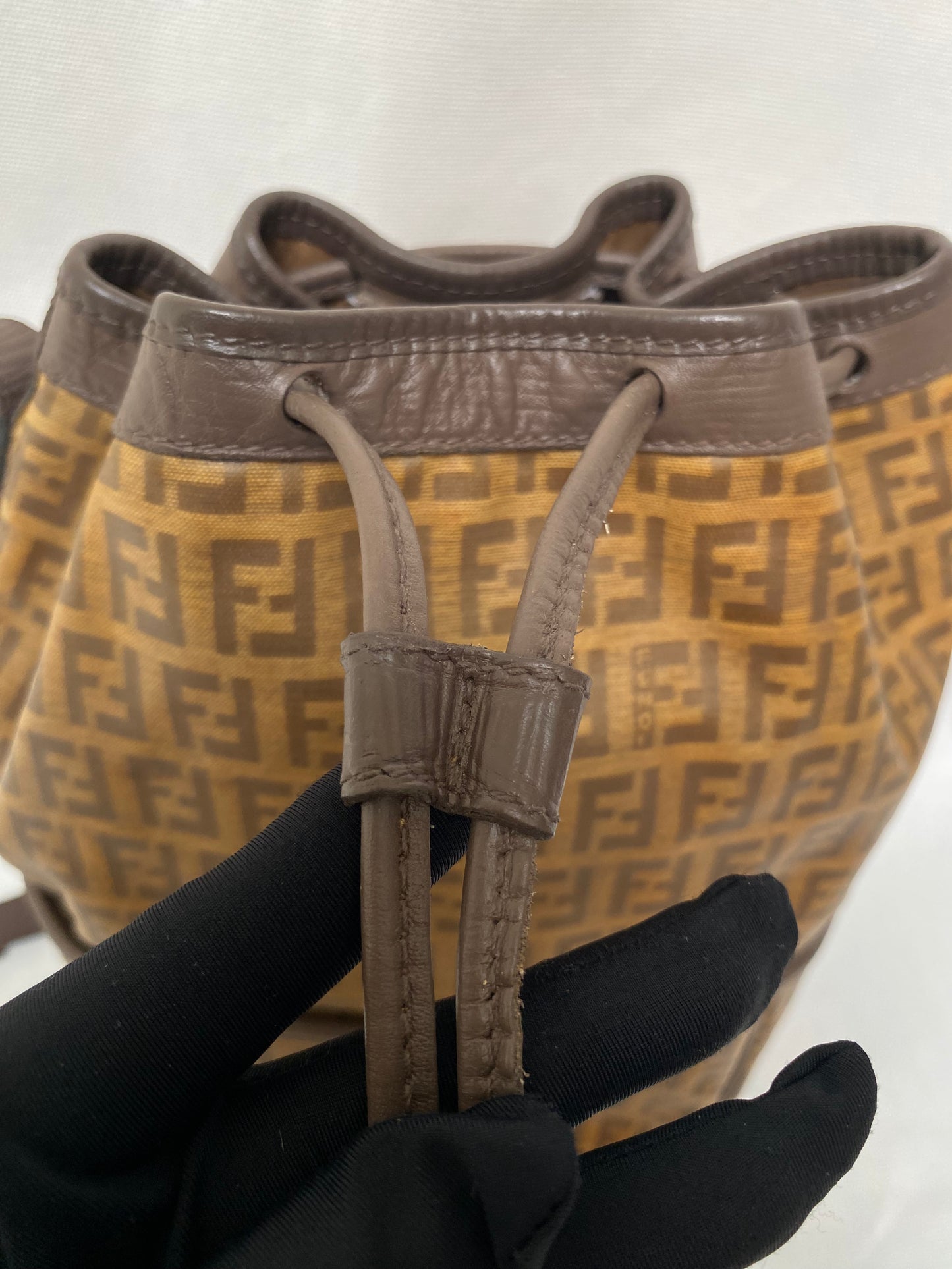 Fendi Vintage Bucket Crossbody Bag
