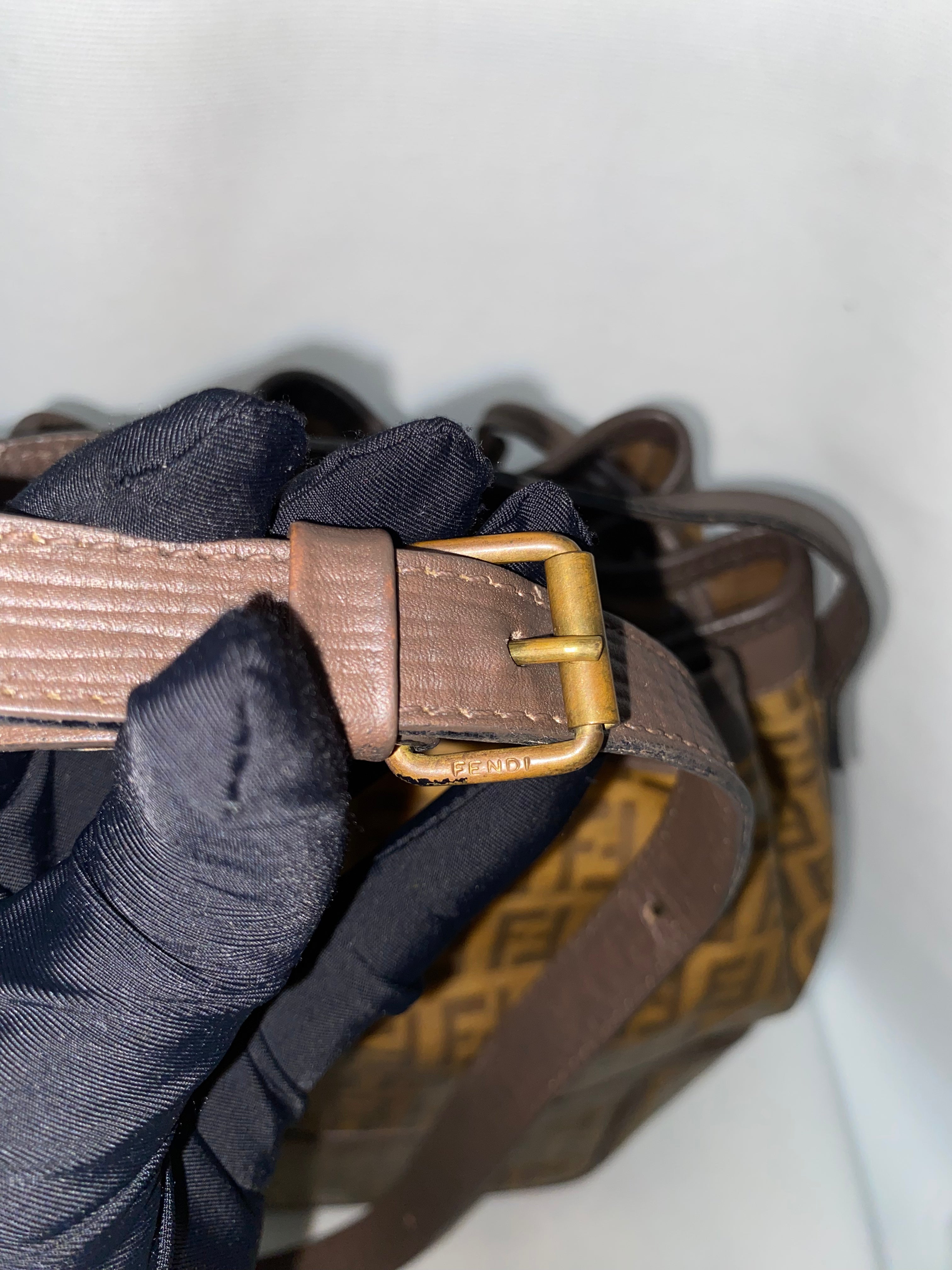 Fendi Vintage Bucket Crossbody Bag