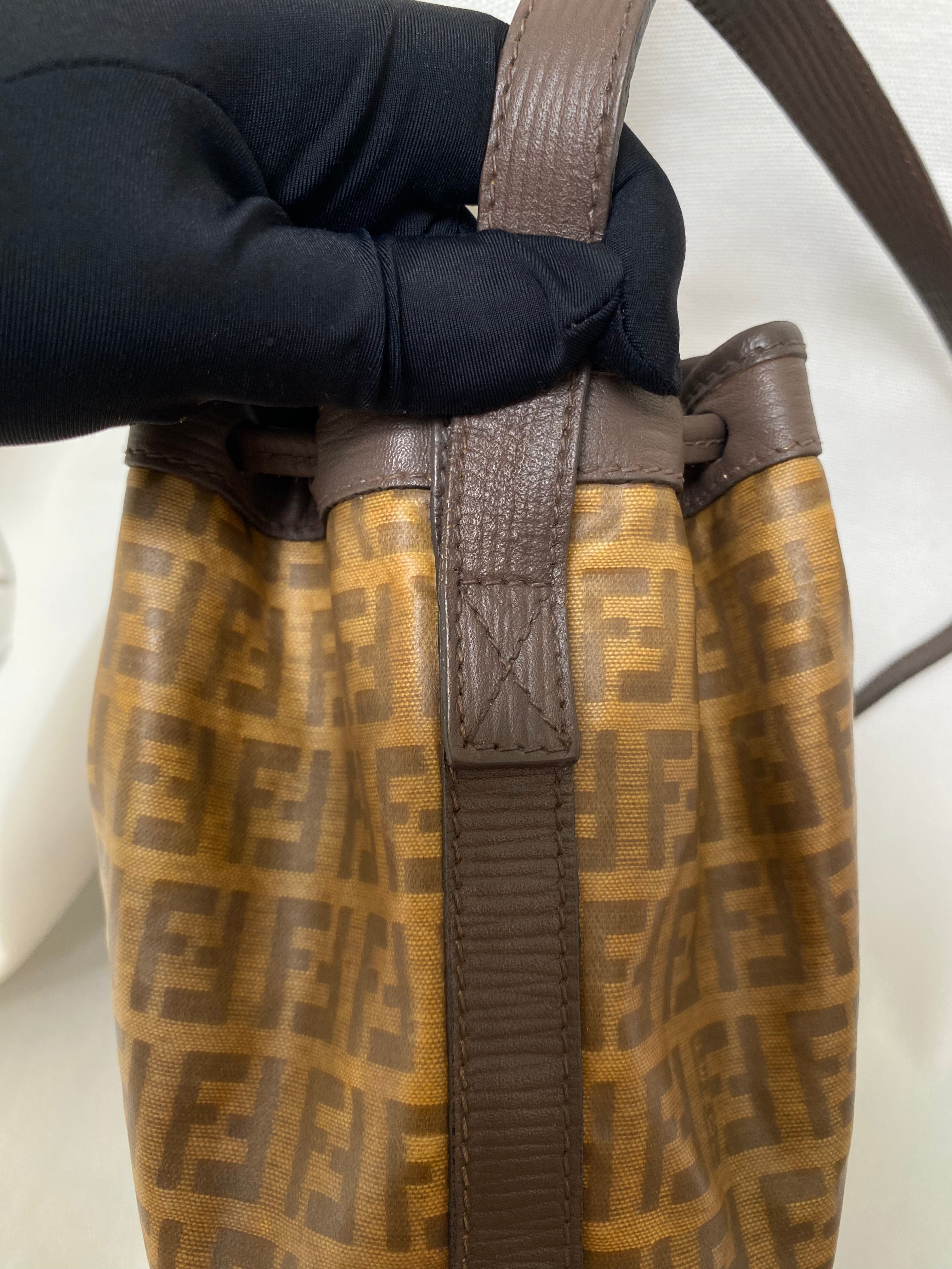Fendi Vintage Bucket Crossbody Bag