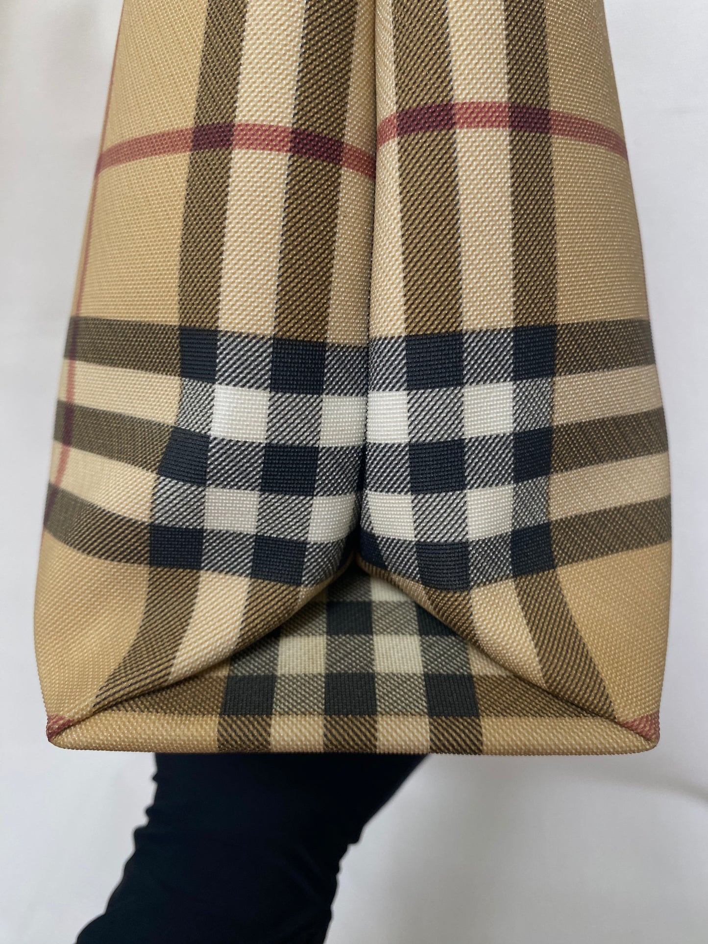 BURBERRY Vintage London Nova Check Tote Bag