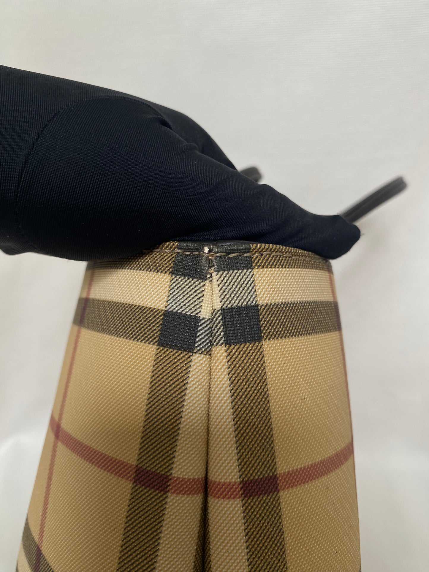 BURBERRY Vintage London Nova Check Tote Bag
