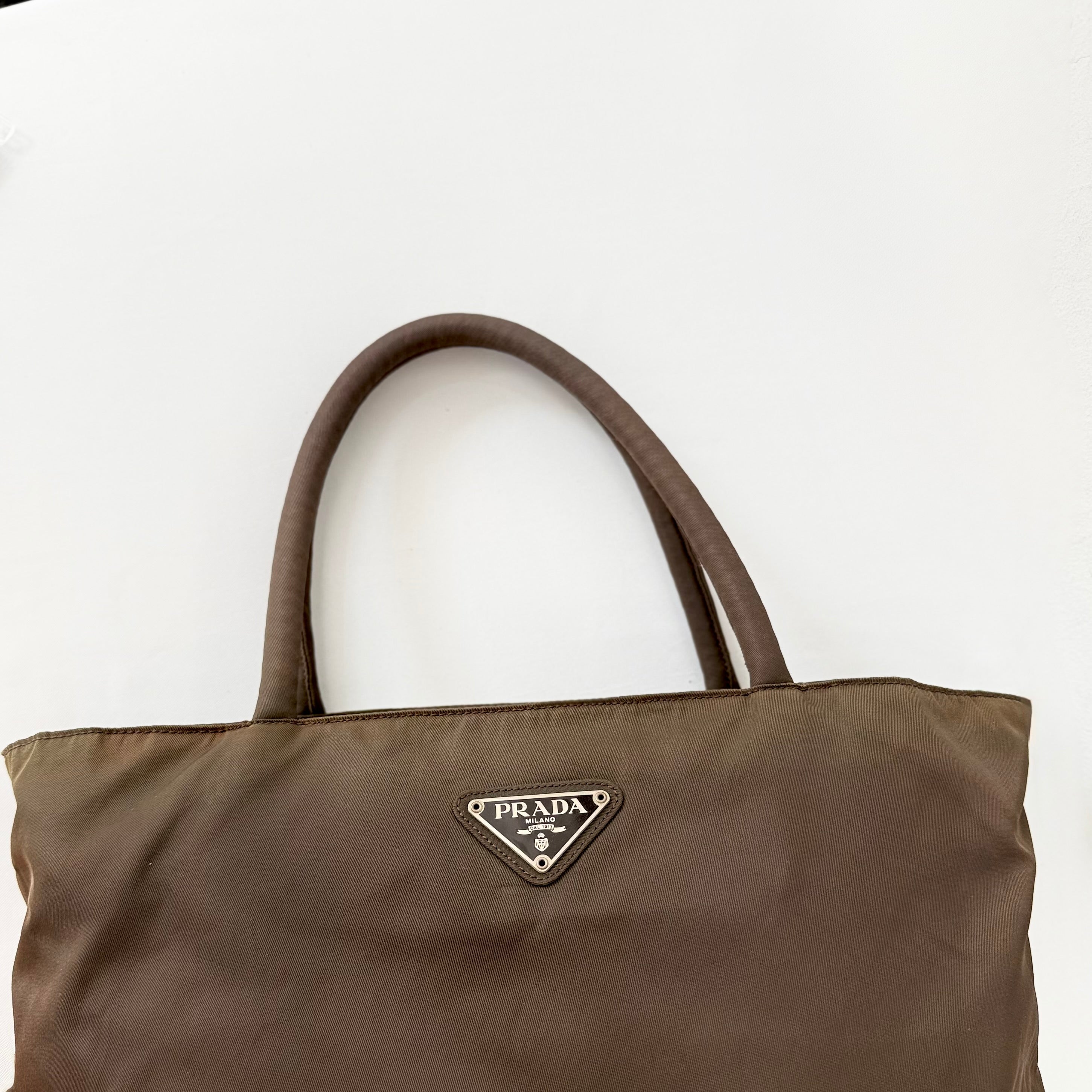 Prada Brown Tessuto City Tote