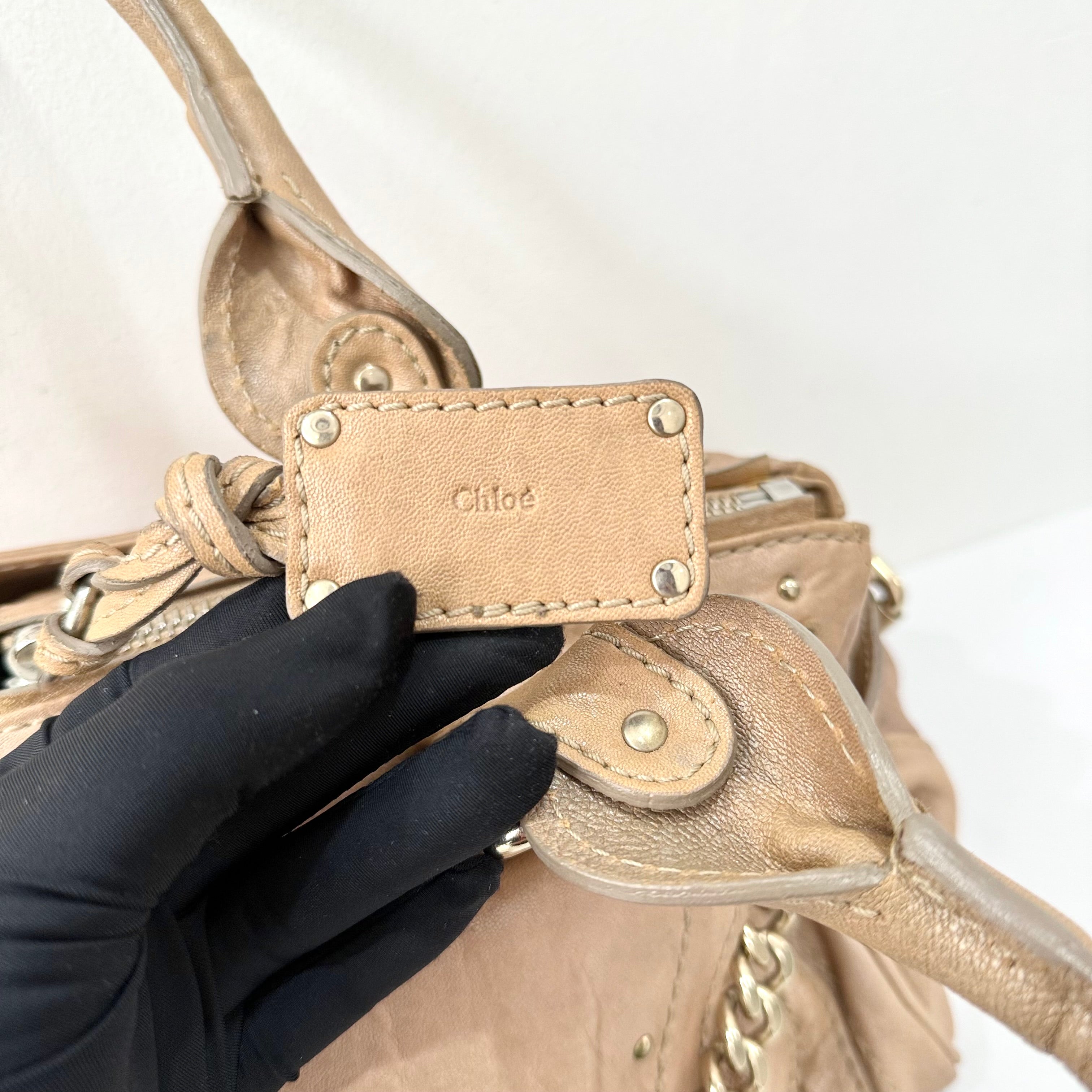 Chloe Brown Paddigton Capsule Leather Shoulder Bag