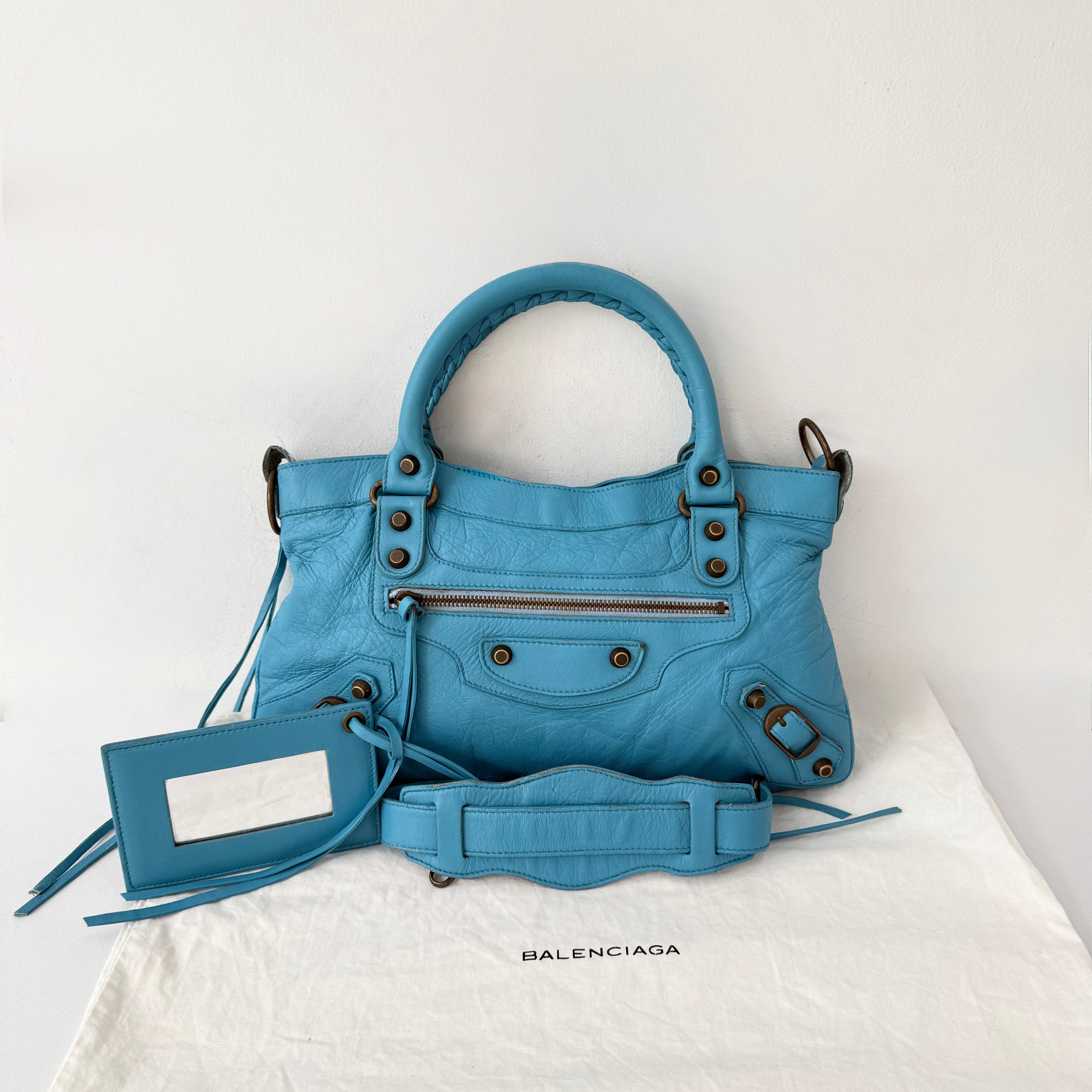 Balenciaga Classic First Bag Blue
