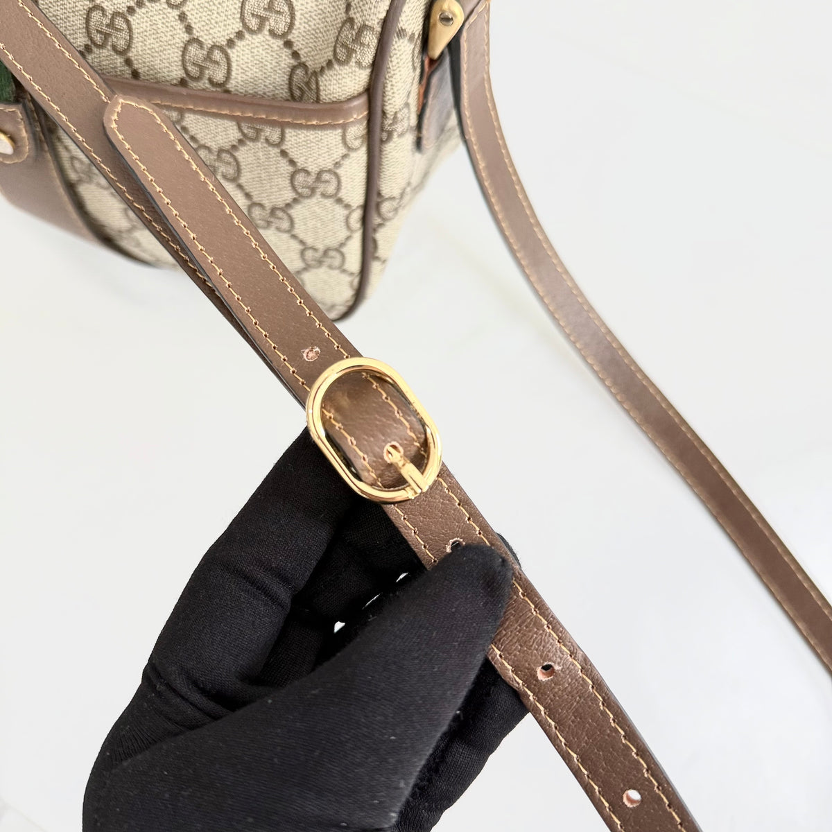 Gucci GG Web Sherry Line Crossbody