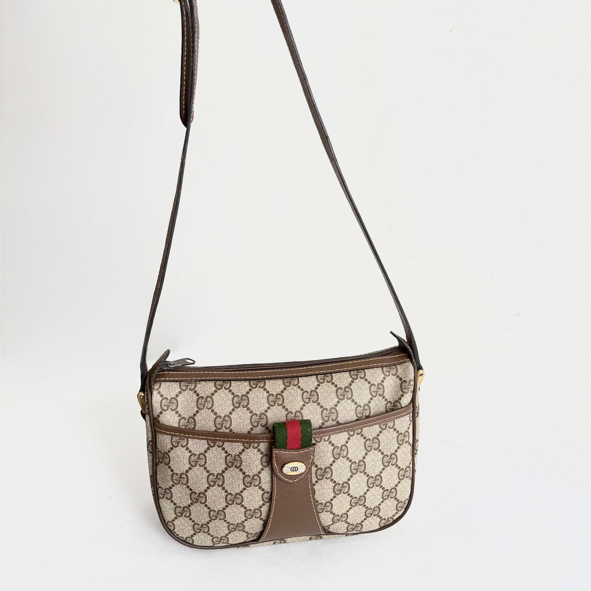 Gucci GG Web Sherry Line Crossbody