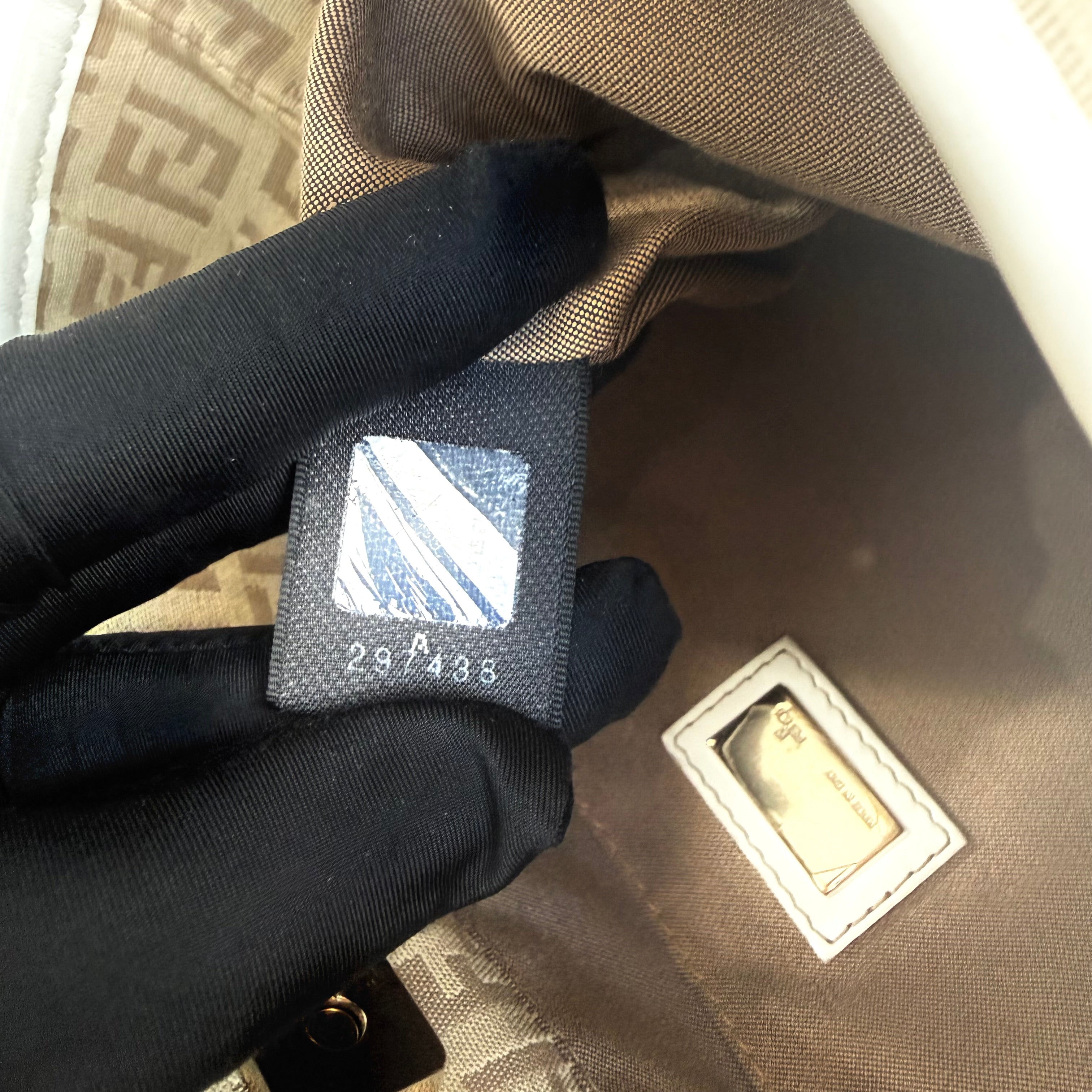 Fendi Zucchino FF Tote Bag
