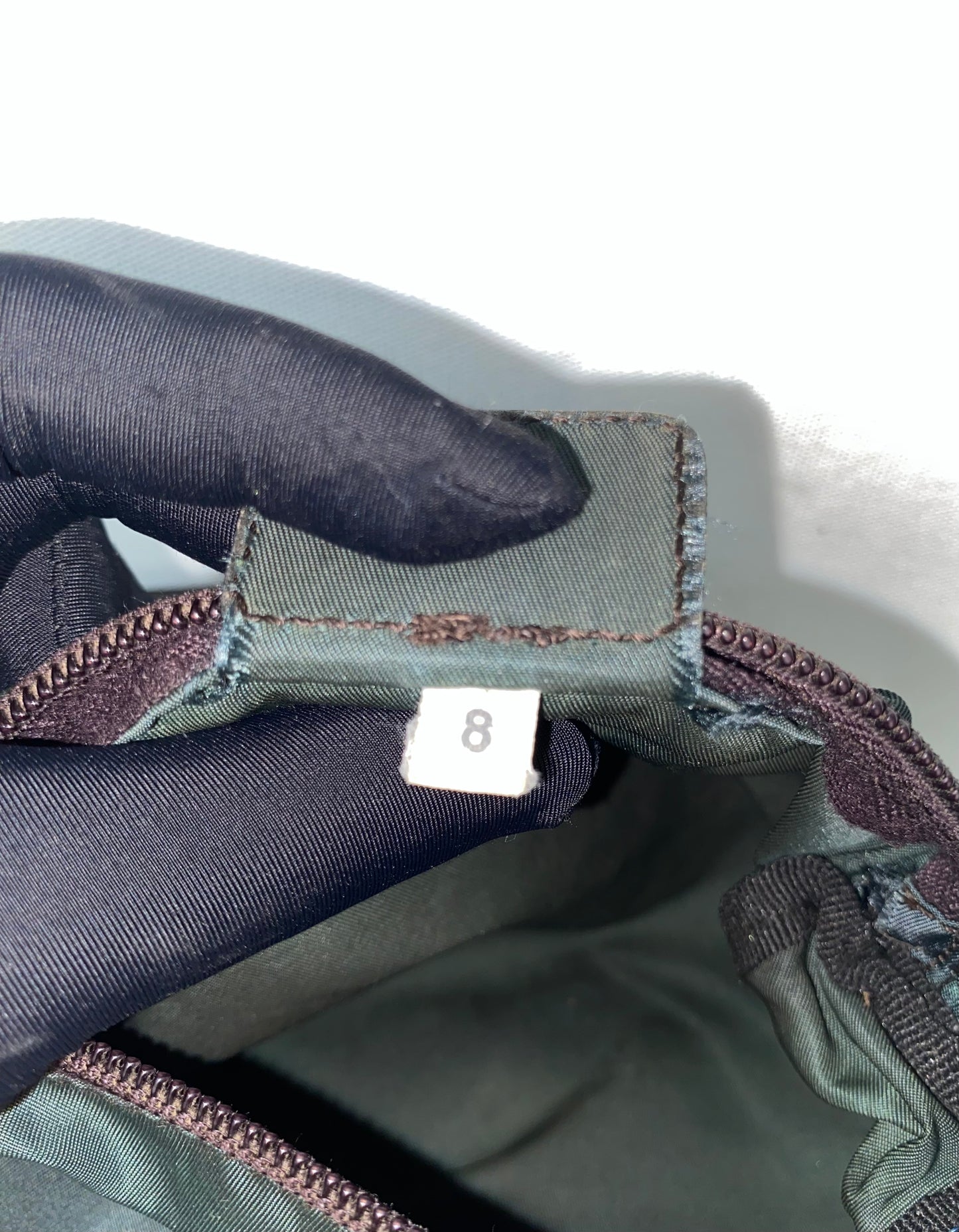 PRADA Pouch Nylon Green