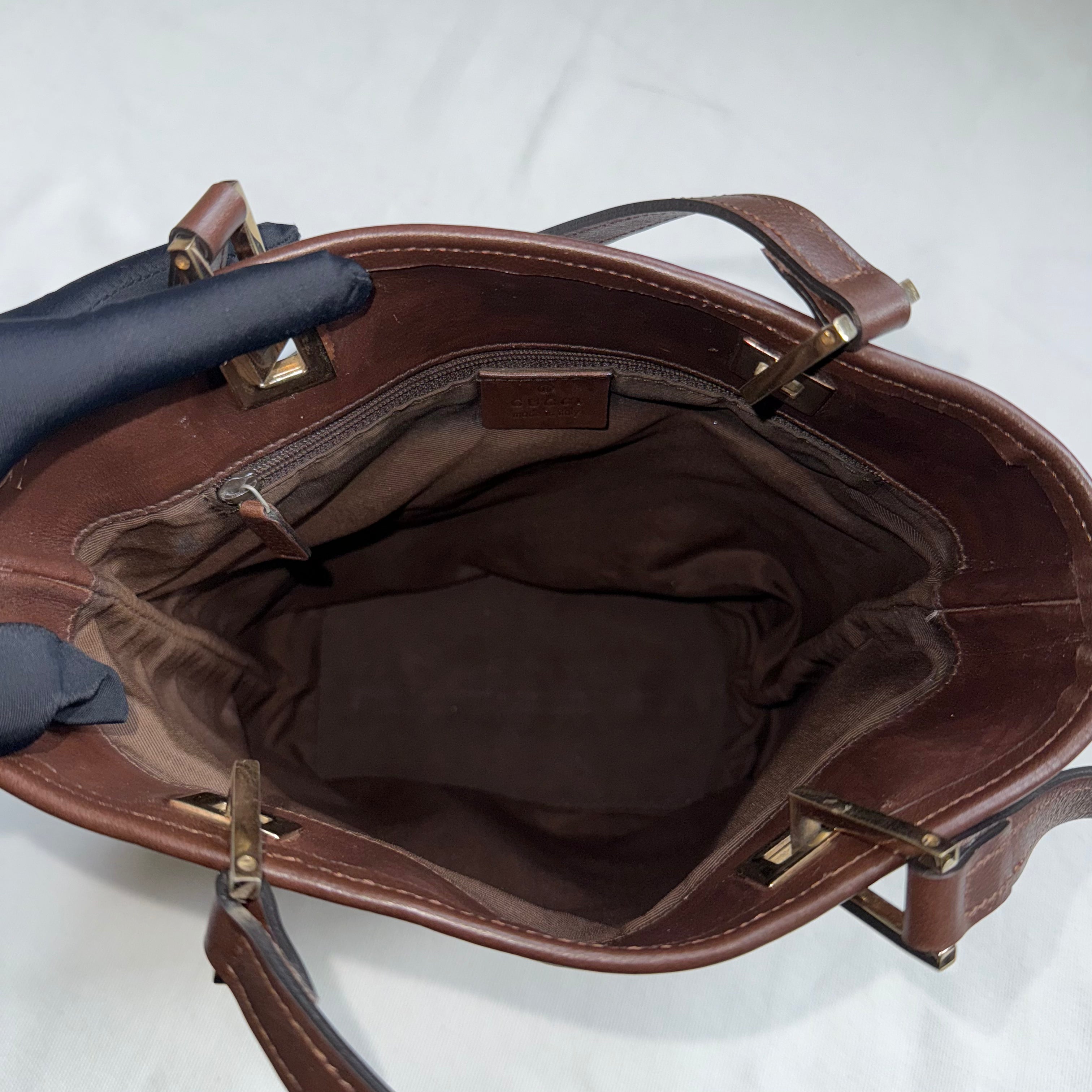 Gucci GG Brown Canvas Tote Bag