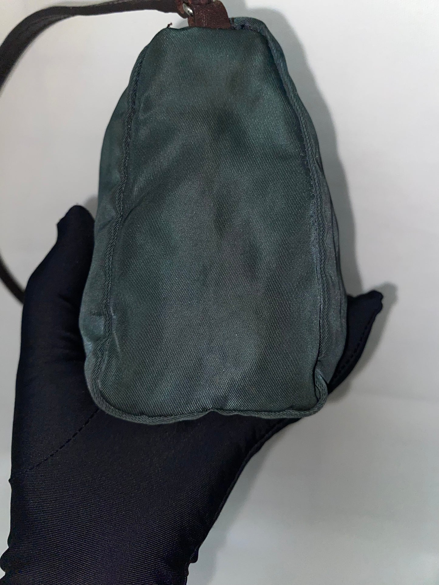 PRADA Pouch Nylon Green