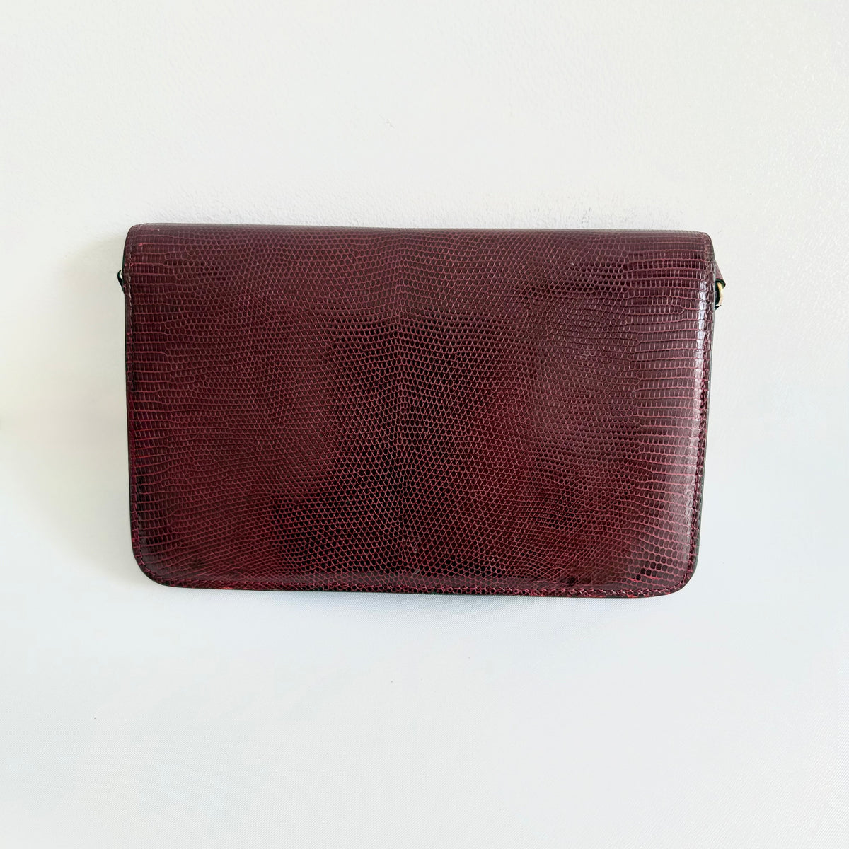 GUCCI Shoulder Bag Leather Bordeaux GHW
