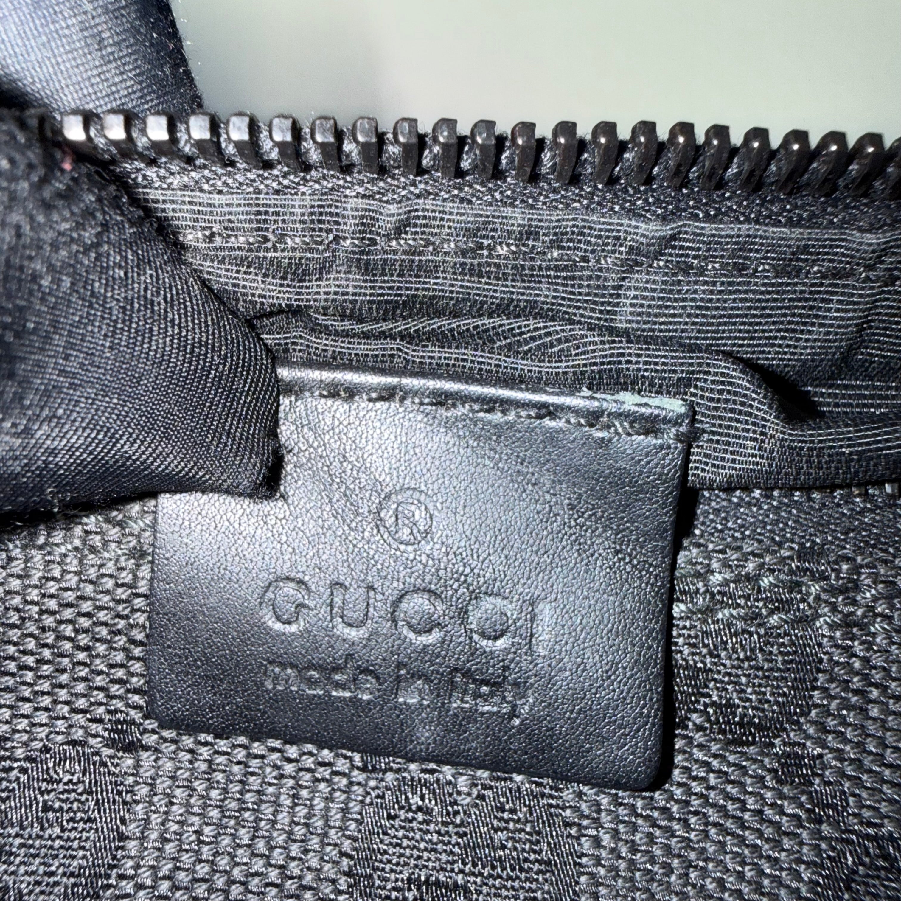 Gucci Black Monogram Pochette