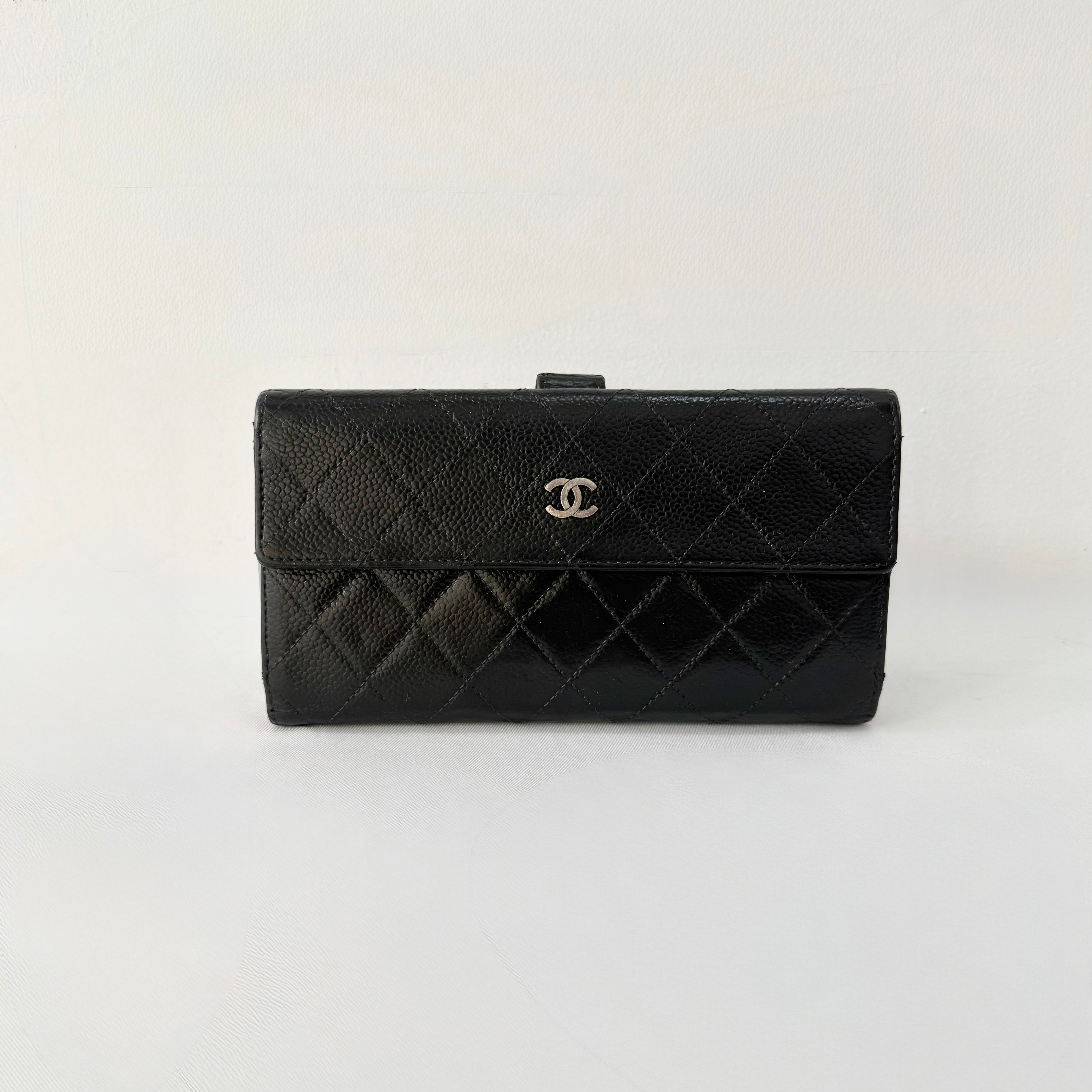 (RESERVED) Chanel Caviar Classic Flap Long Wallet