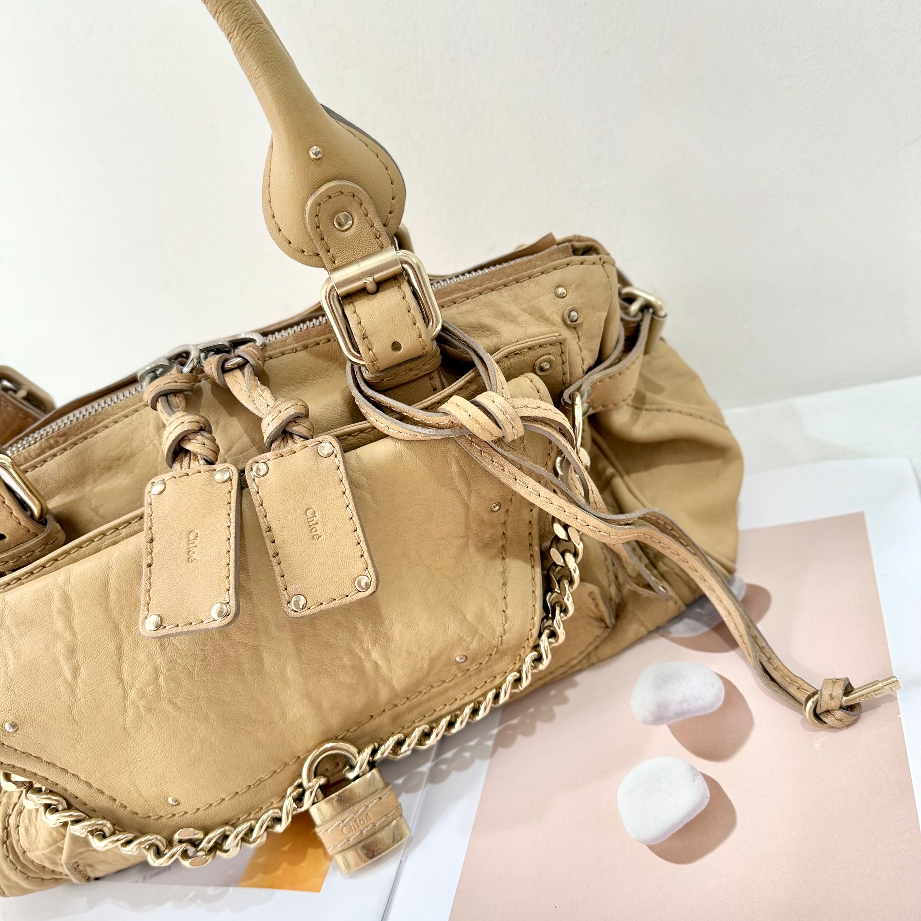Chloe Brown Paddigton Capsule Leather Shoulder Bag