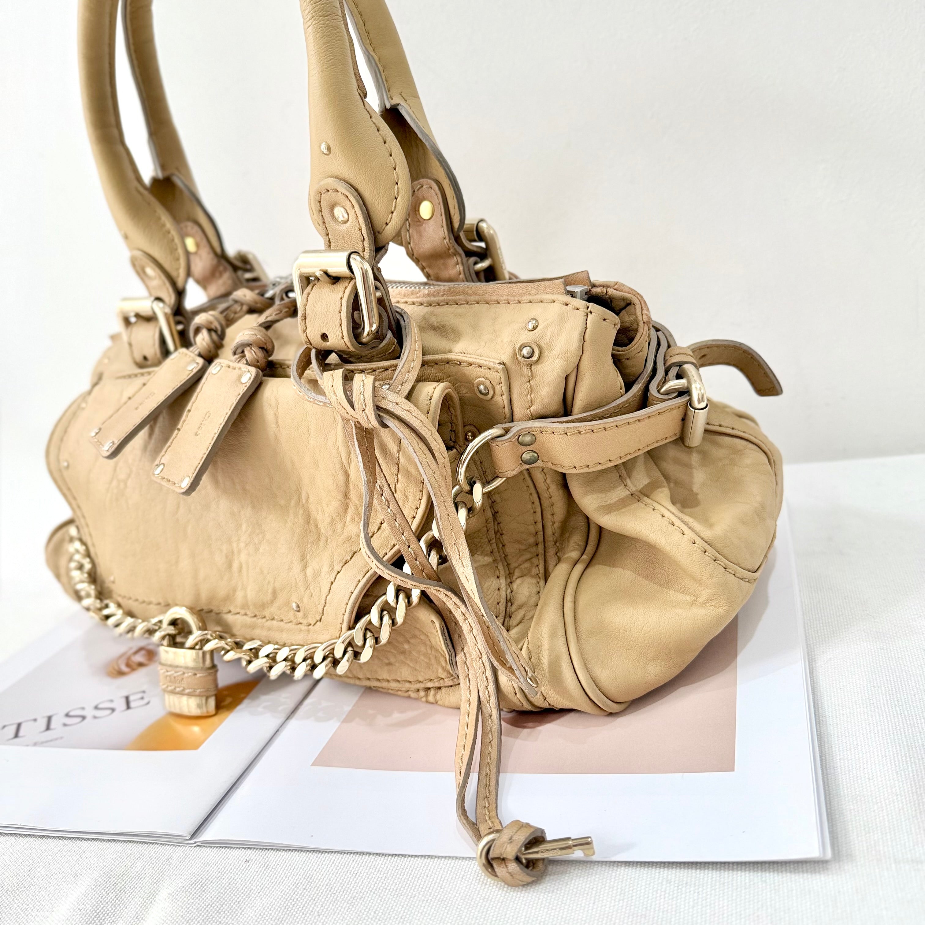 Chloe Brown Paddigton Capsule Leather Shoulder Bag