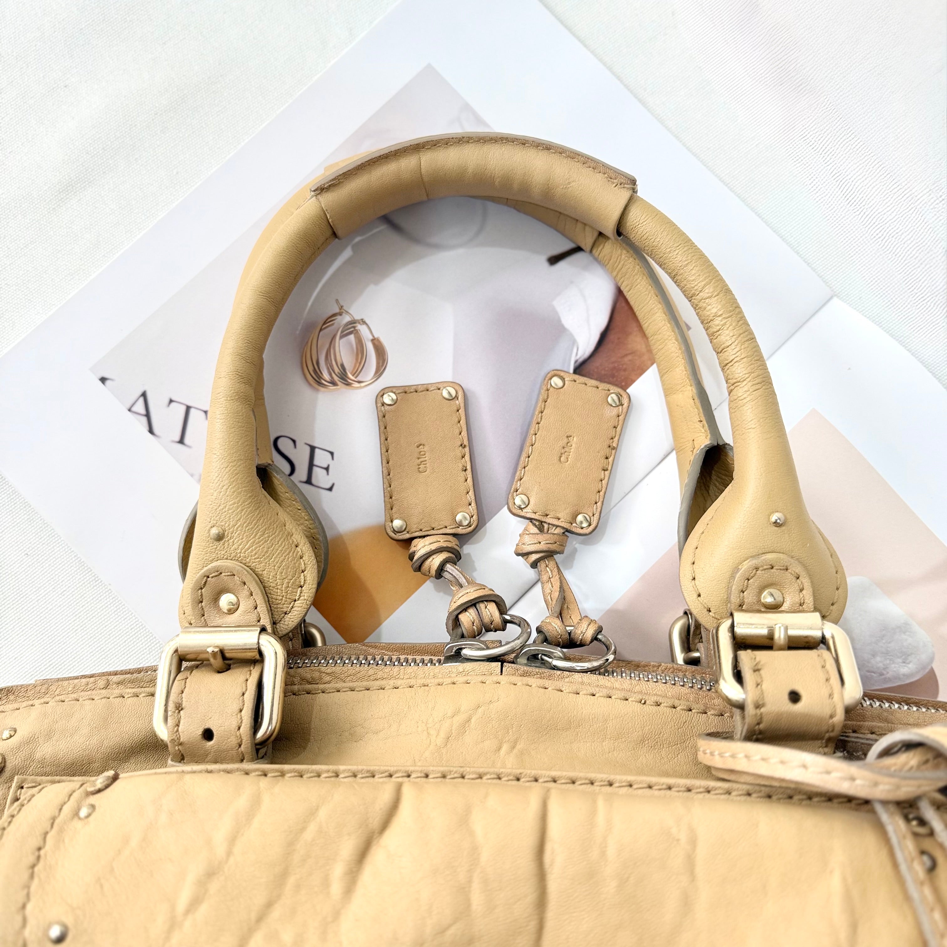 Chloe Brown Paddigton Capsule Leather Shoulder Bag