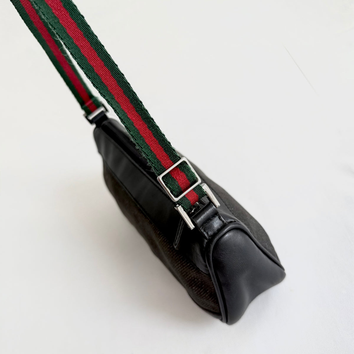 Gucci Denim Web shoulder bag