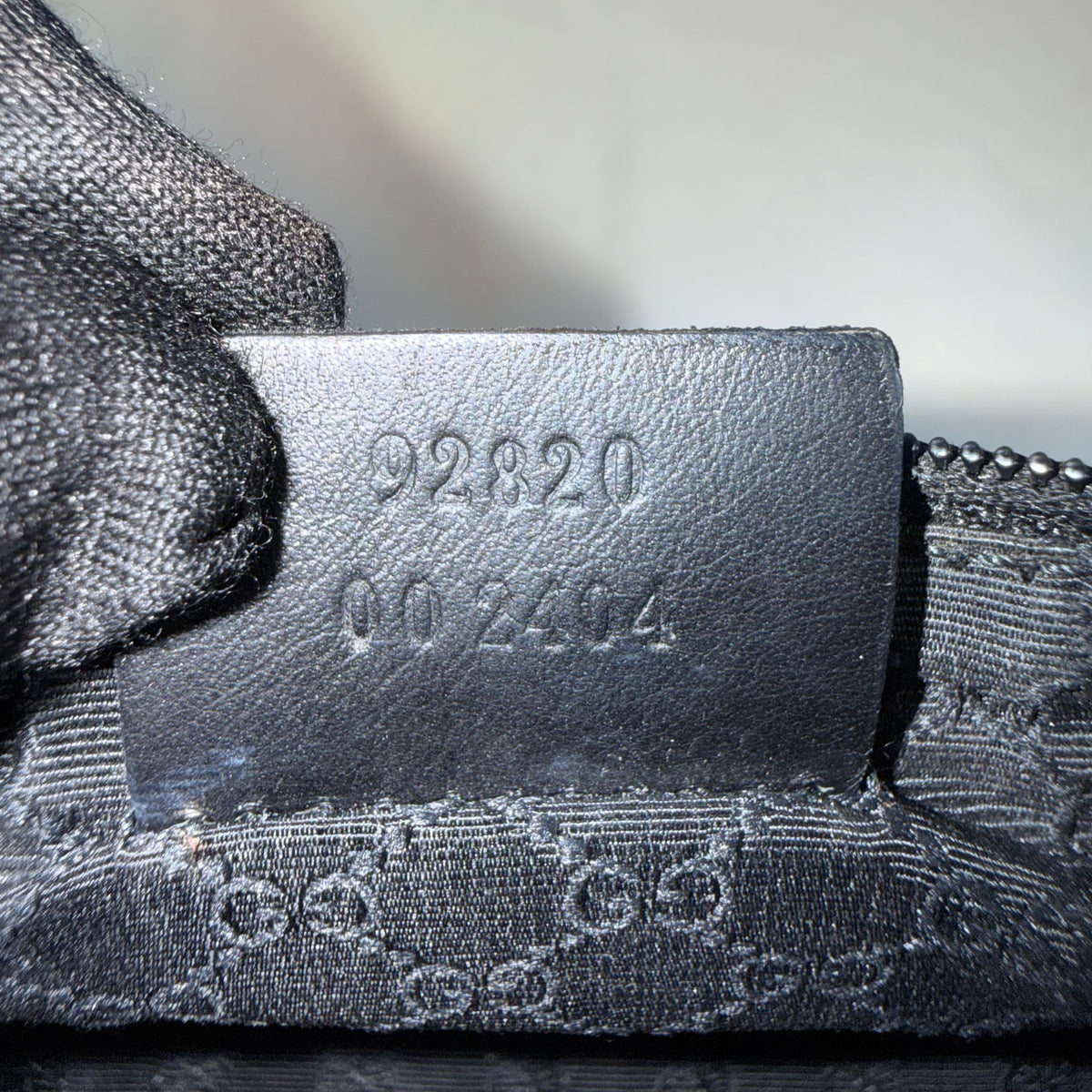 Gucci Denim Web shoulder bag