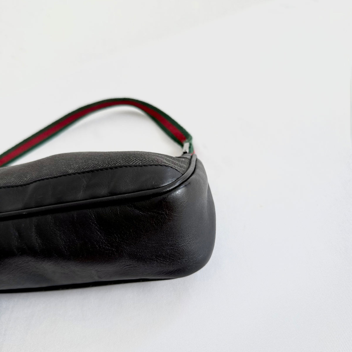 Gucci Denim Web shoulder bag