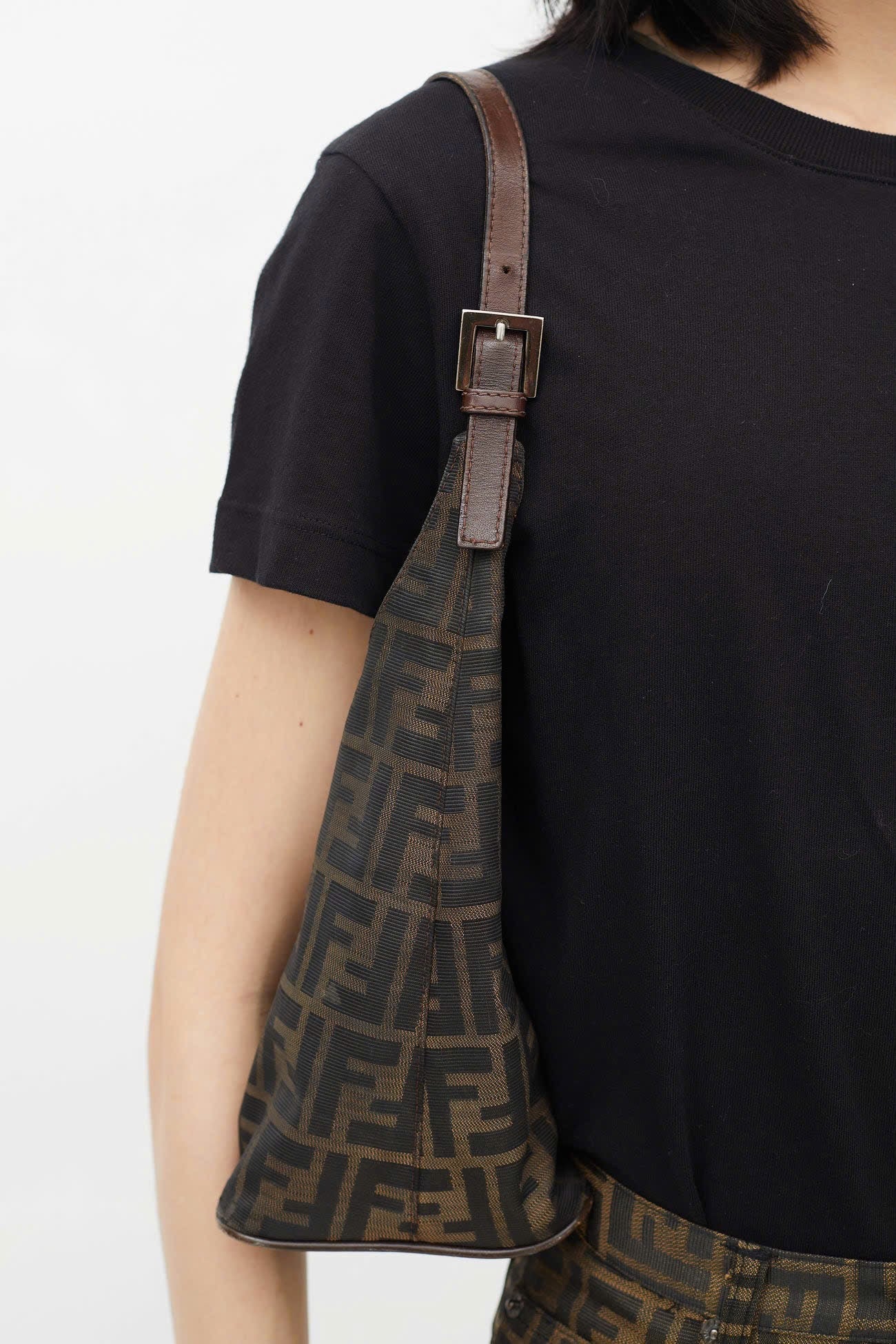 FENDI Zucca Pattern Shoulder Bag