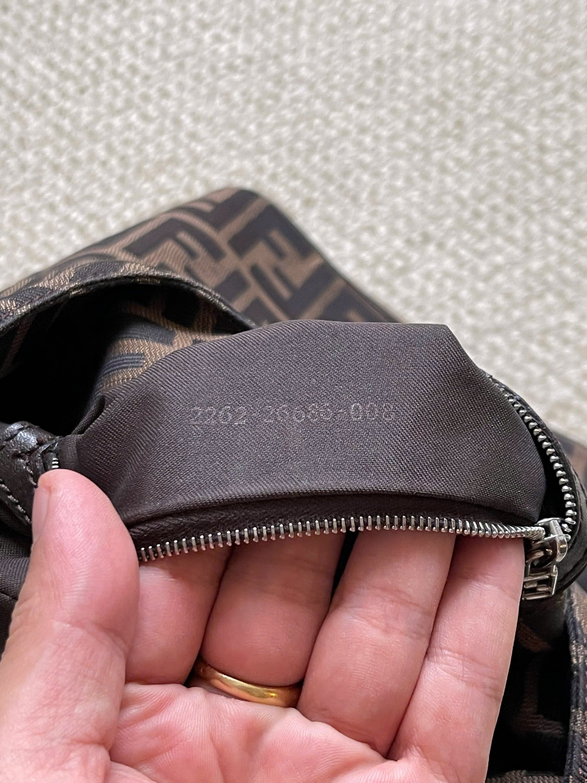 FENDI Zucca Pattern Shoulder Bag