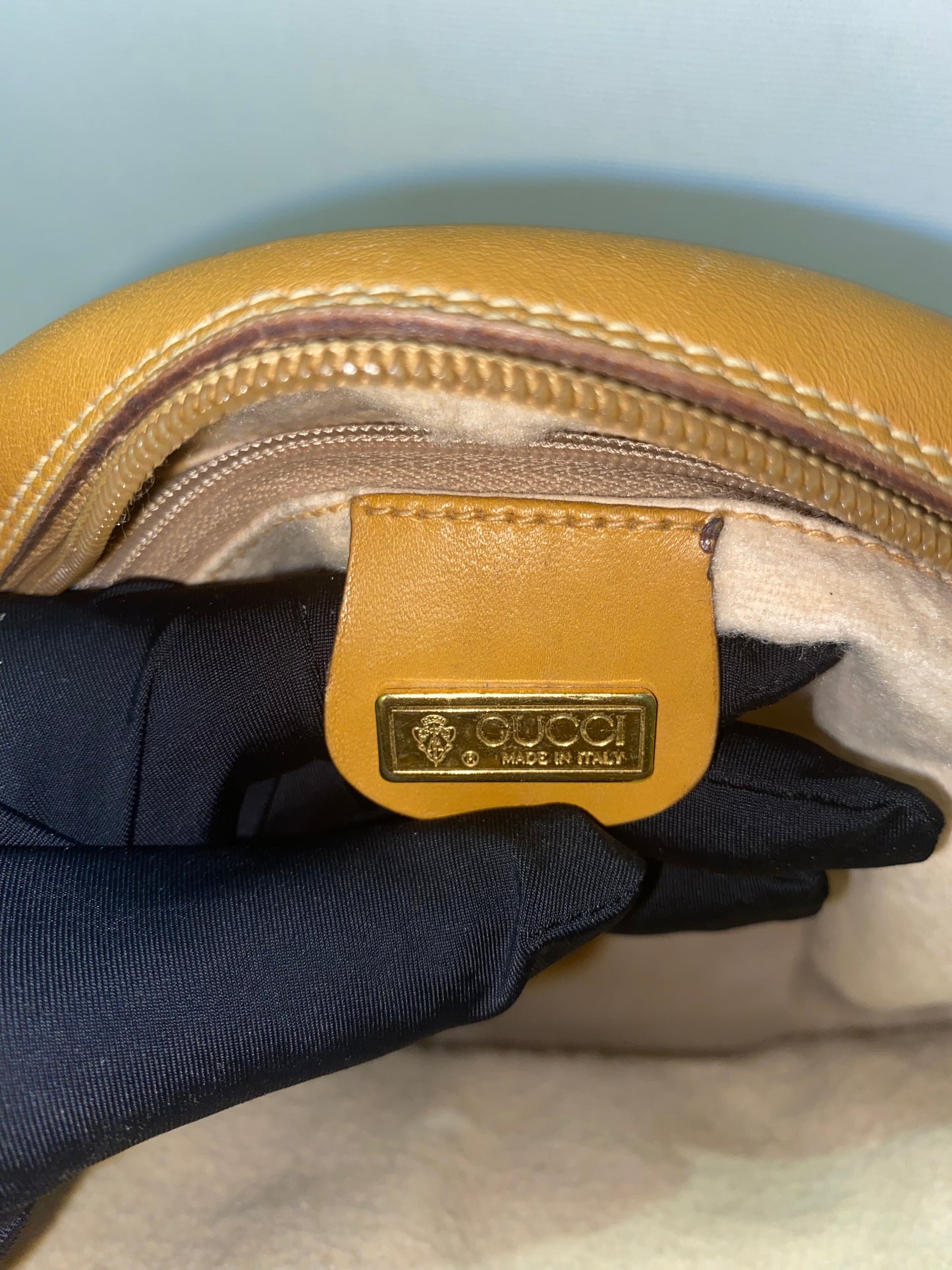 Gucci Vintage GG Canvas Crossbody Shoulder Bag