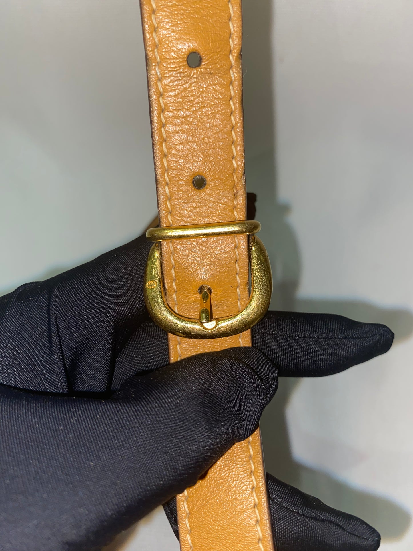 Gucci Vintage GG Canvas Crossbody Shoulder Bag