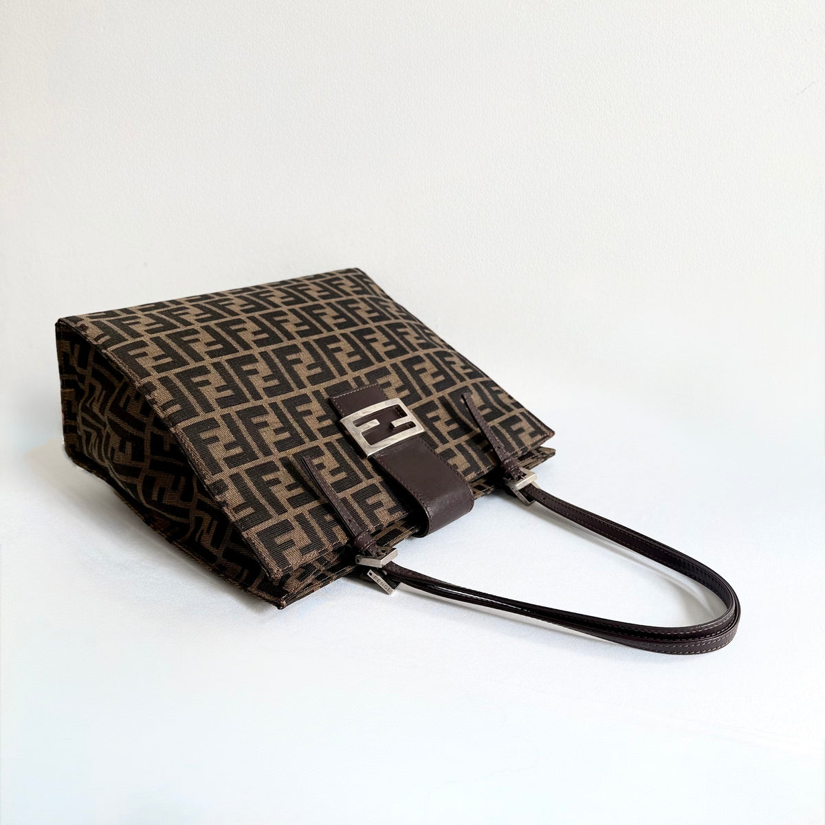 Fendi FF Monogram Baguette Tote Bag